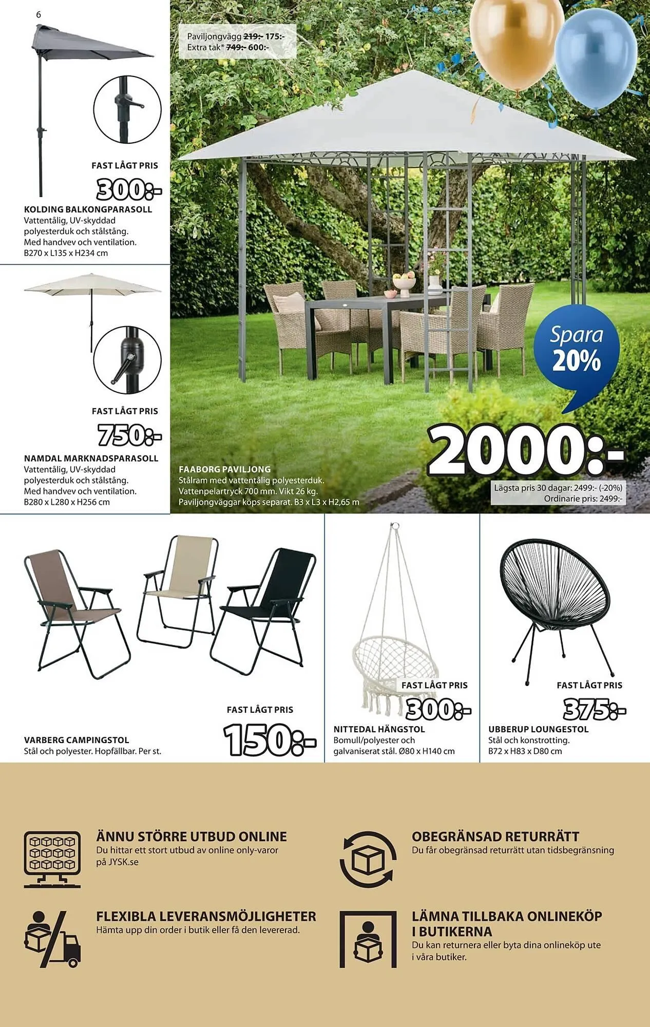 JYSK reklamblad från 21 april till 4 maj 2025 - Reklamblad sidor 7