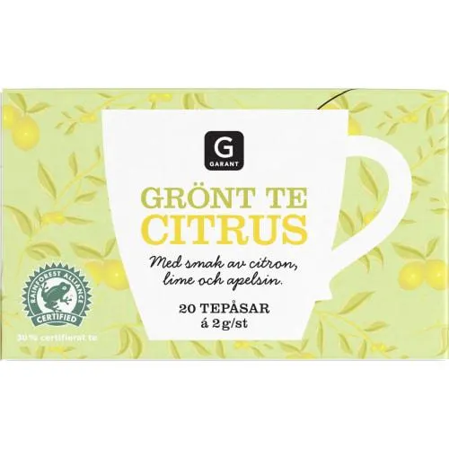 Citrus Grönt Te