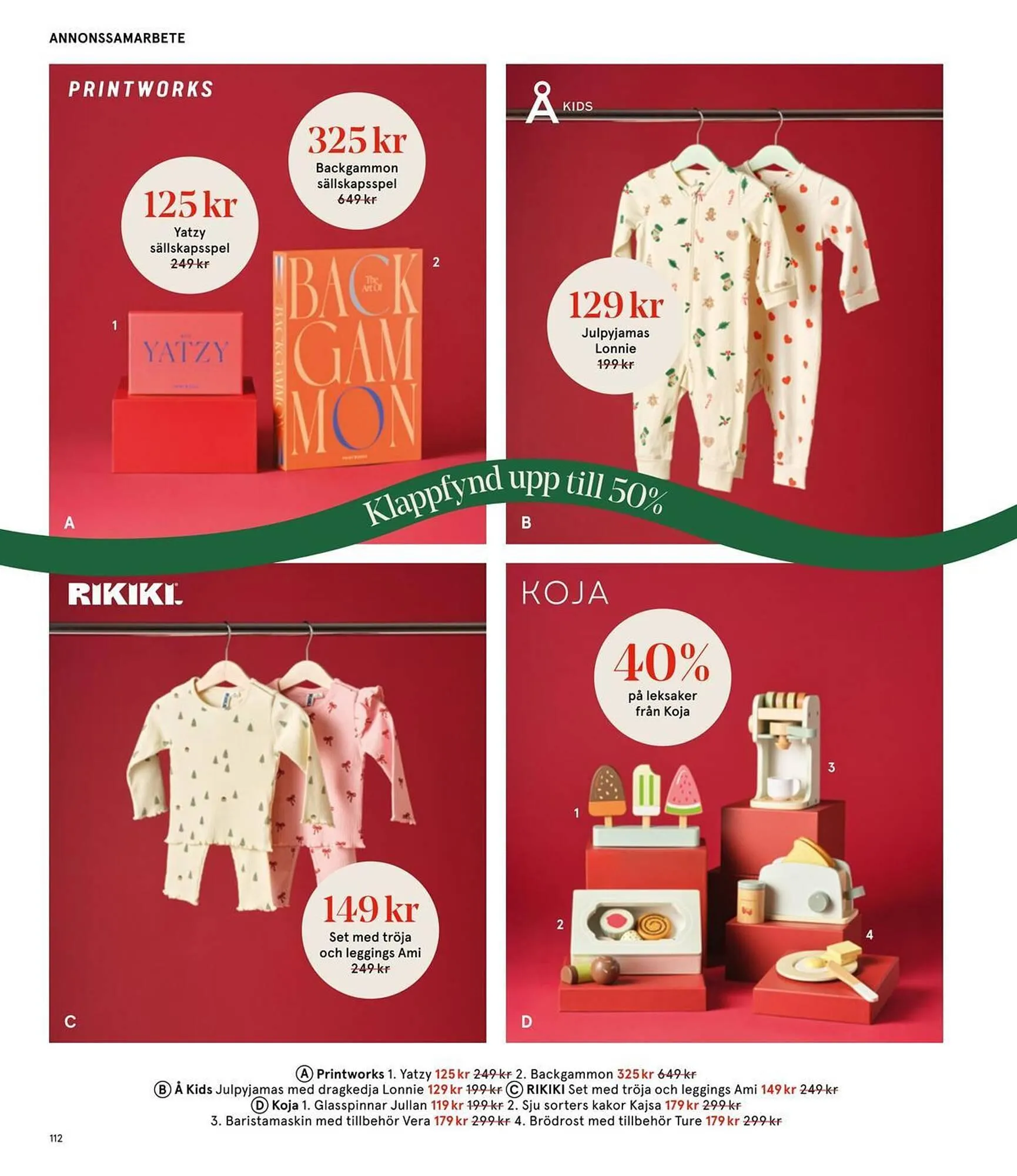 Åhléns reklamblad från 25 november till 11 december 2025 - Reklamblad sidor 112