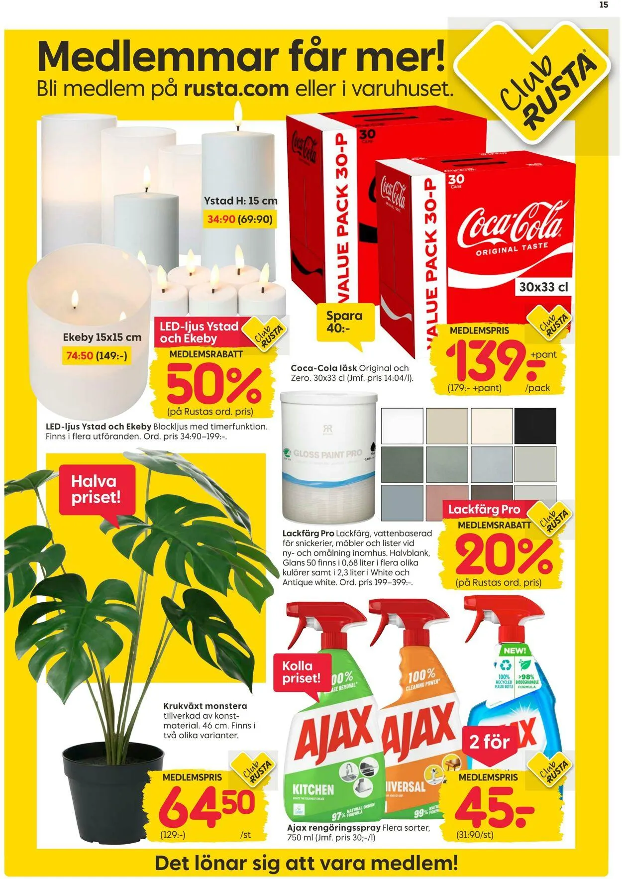 Rusta från 18 augusti till 24 augusti 2025 - Reklamblad sidor 15