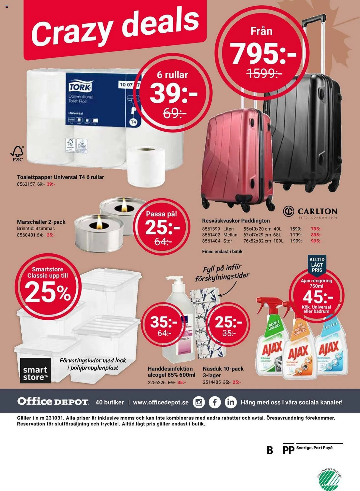 Office Depot reklamblad från 1 oktober till 31 oktober 2023 - Reklamblad sidor 8