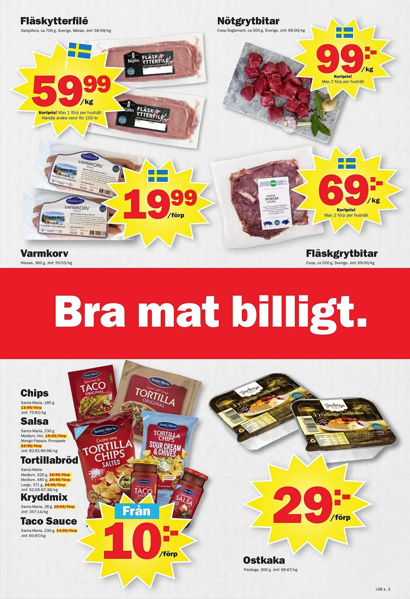 Pekås reklamblad från 18 september till 24 september 2023 - Reklamblad sidor 3