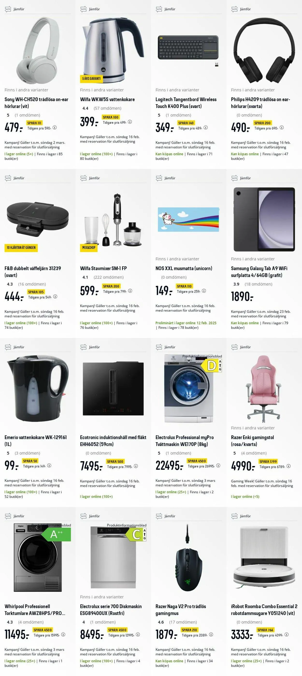Elgiganten från 10 februari till 16 februari 2025 - Reklamblad sidor 19