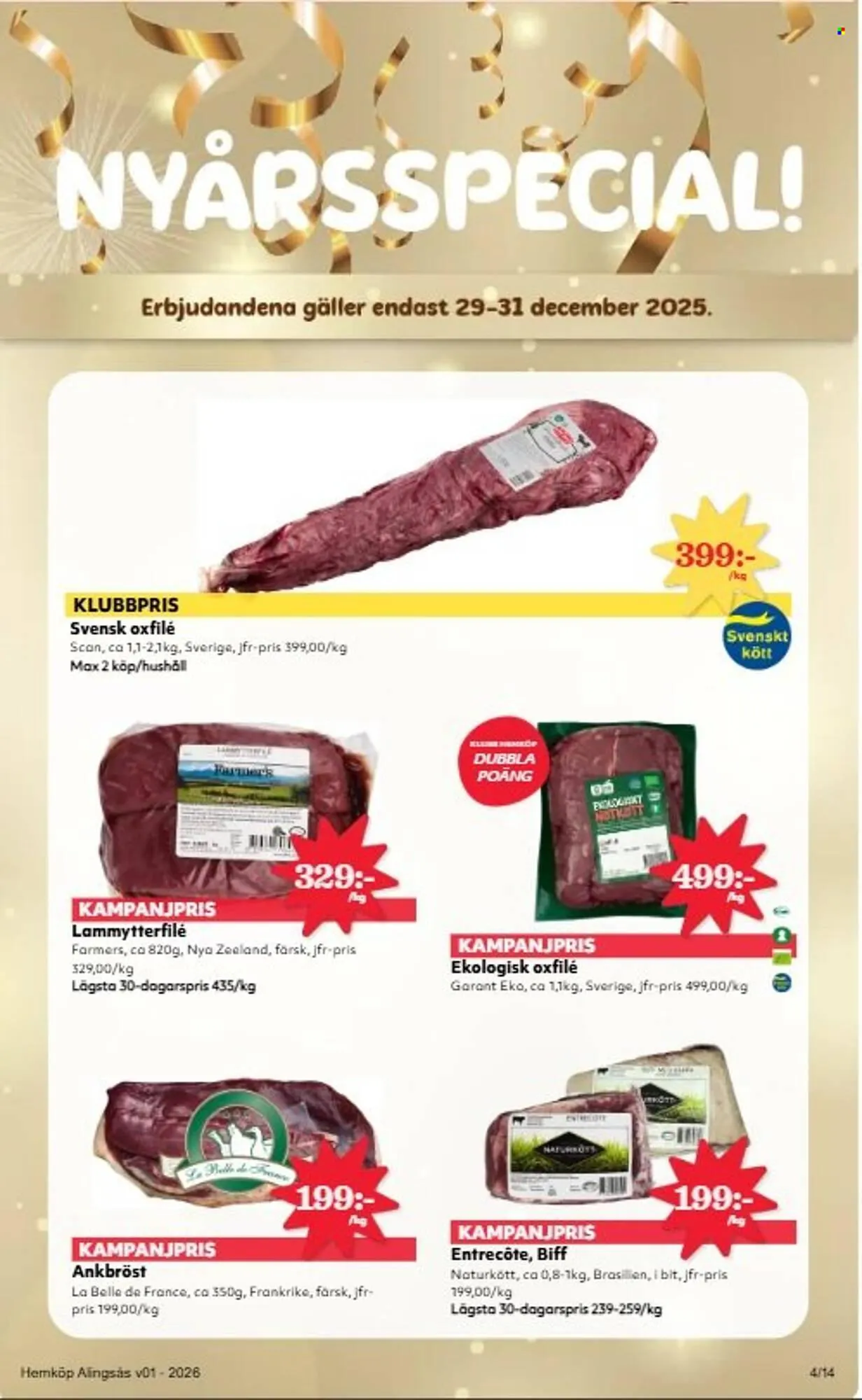 Hemköp reklamblad från 29 december till 4 januari 2026 - Reklamblad sidor 4