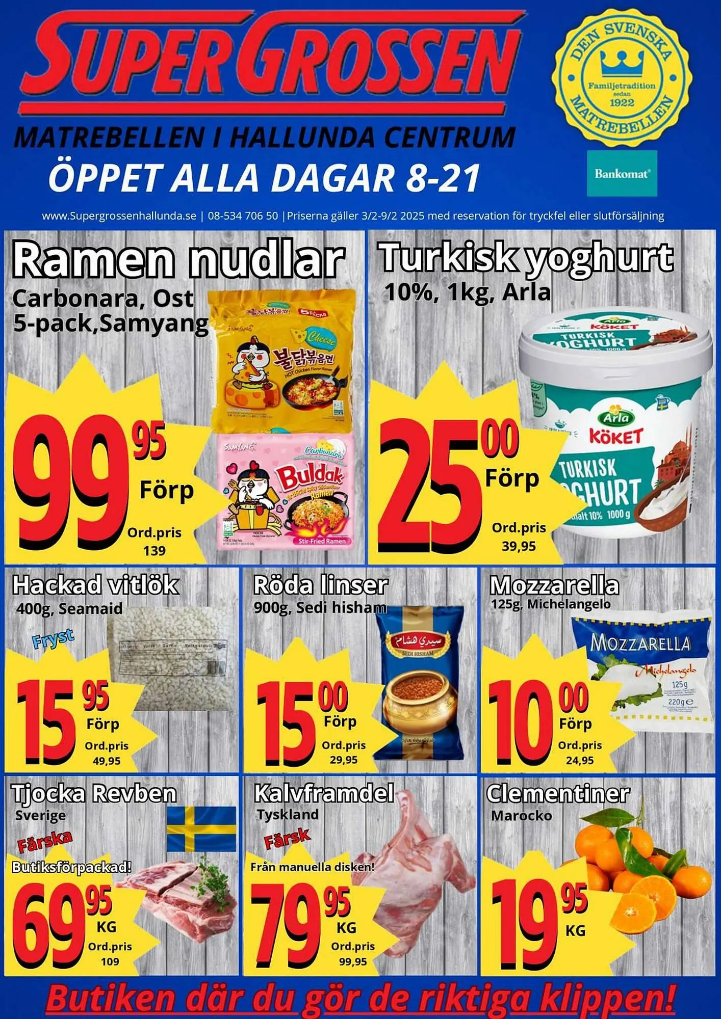 Supergrossen reklamblad - 1