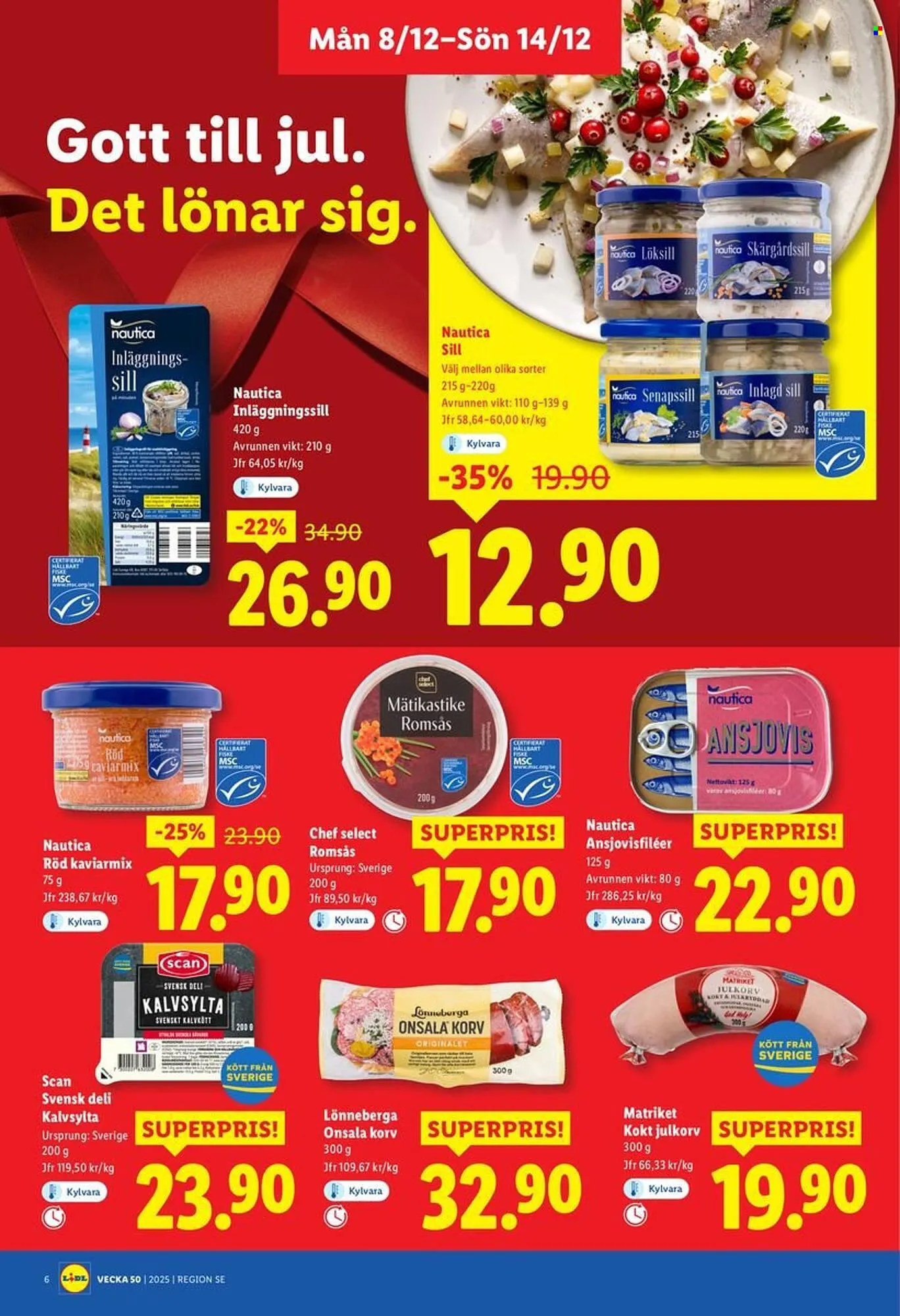 Lidl reklamblad från 8 december till 14 december 2025 - Reklamblad sidor 6