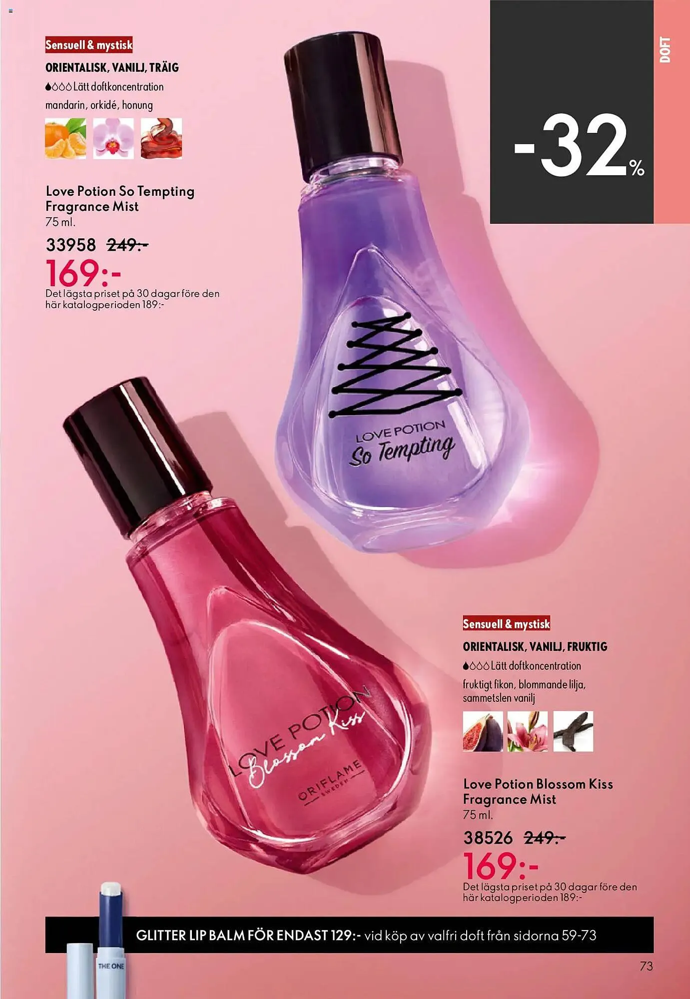 Oriflame reklamblad från 22 april till 12 maj 2026 - Reklamblad sidor 73