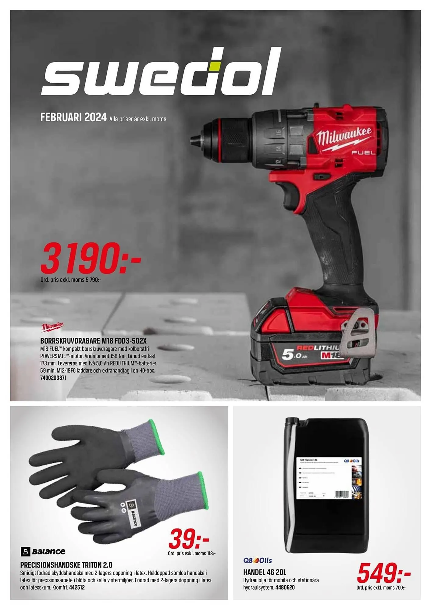 Swedol reklamblad från 1 februari till 29 februari 2024 - Reklamblad sidor 