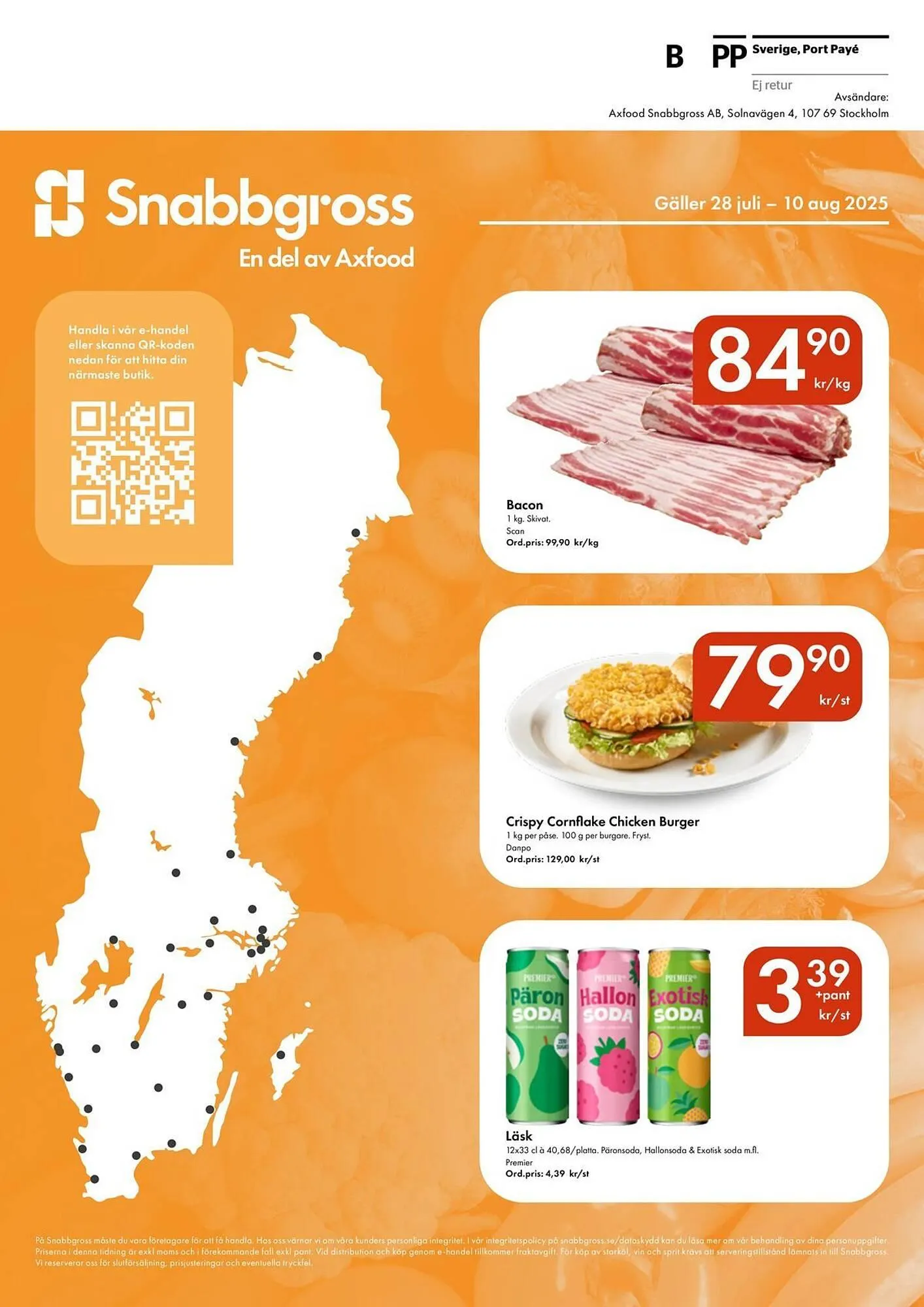 Snabbgross reklamblad från 28 juli till 10 augusti 2025 - Reklamblad sidor 12