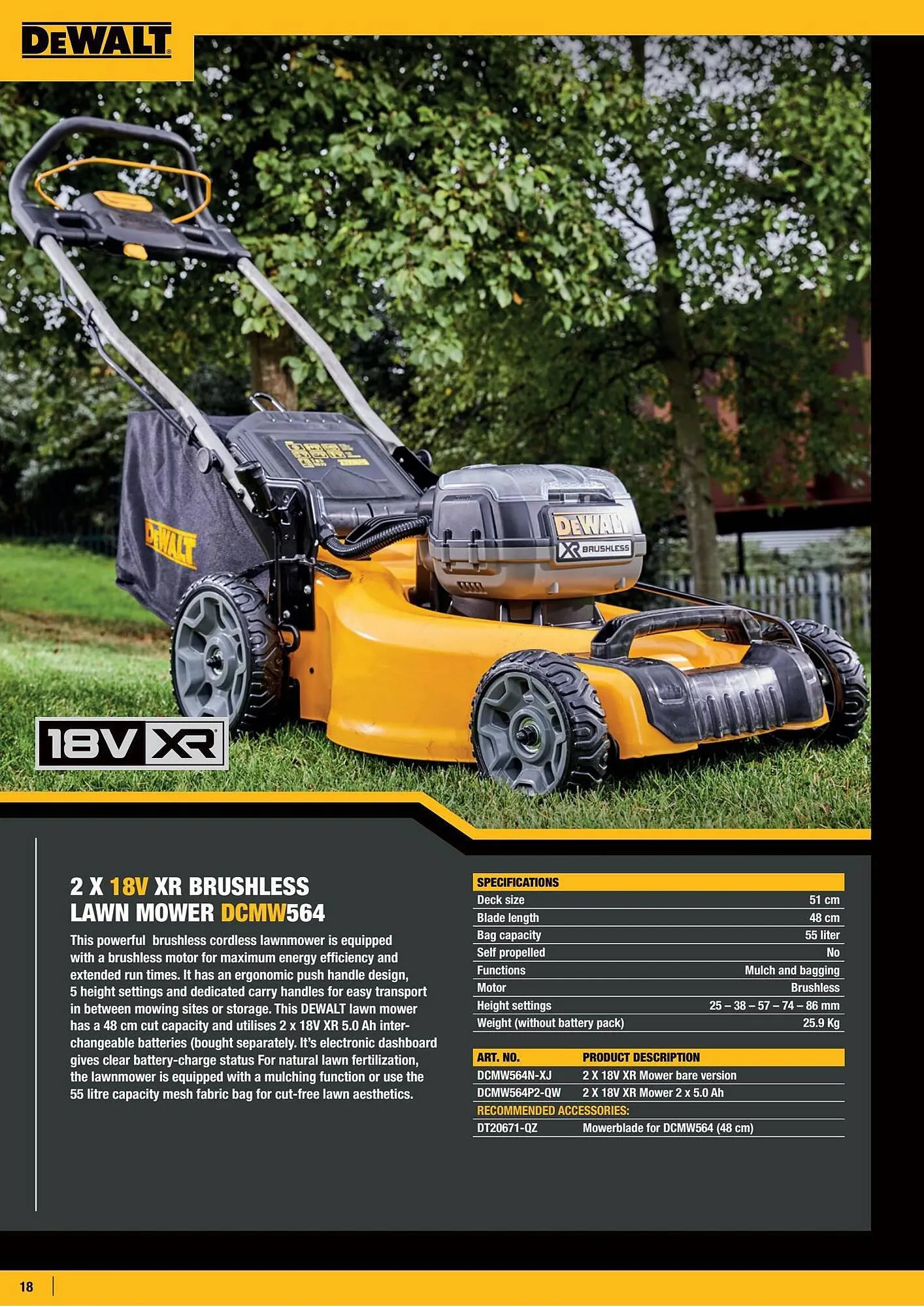 Dewalt reklamblad från 31 augusti till 30 september 2023 - Reklamblad sidor 18
