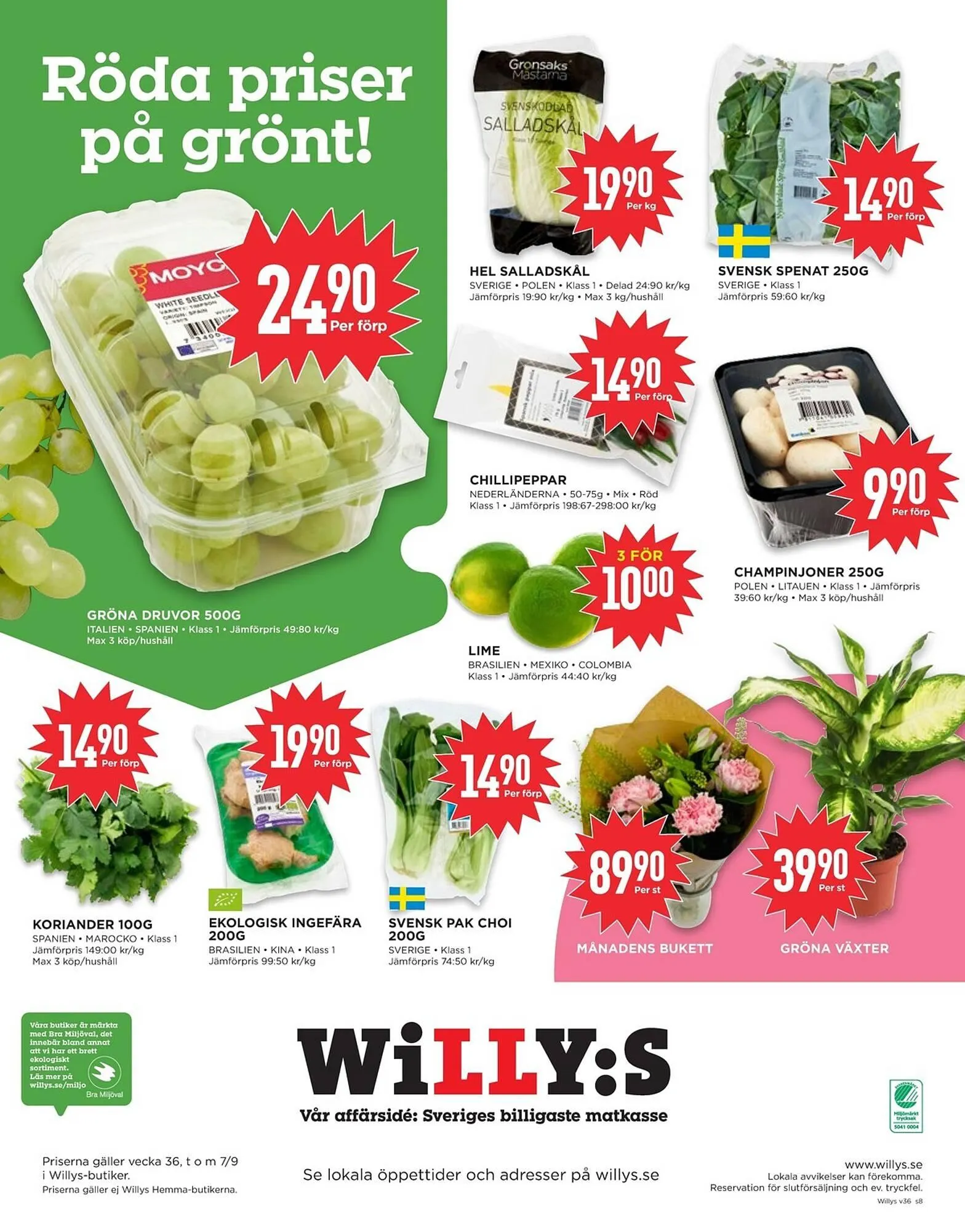 Willys reklamblad från 1 september till 7 september 2025 - Reklamblad sidor 8