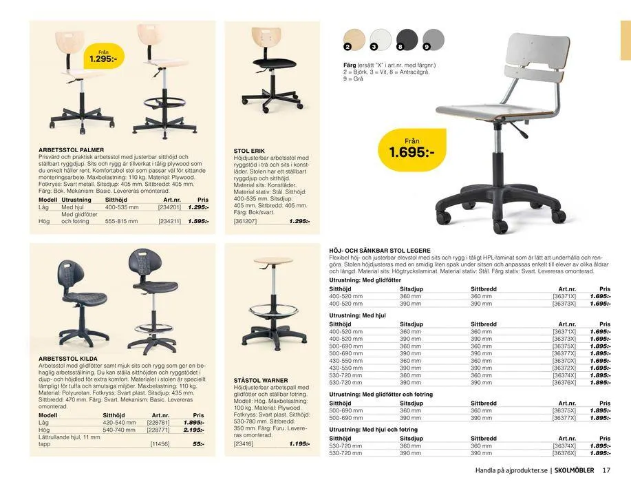 AJ Produkter! från 28 maj till 31 december 2024 - Reklamblad sidor 17