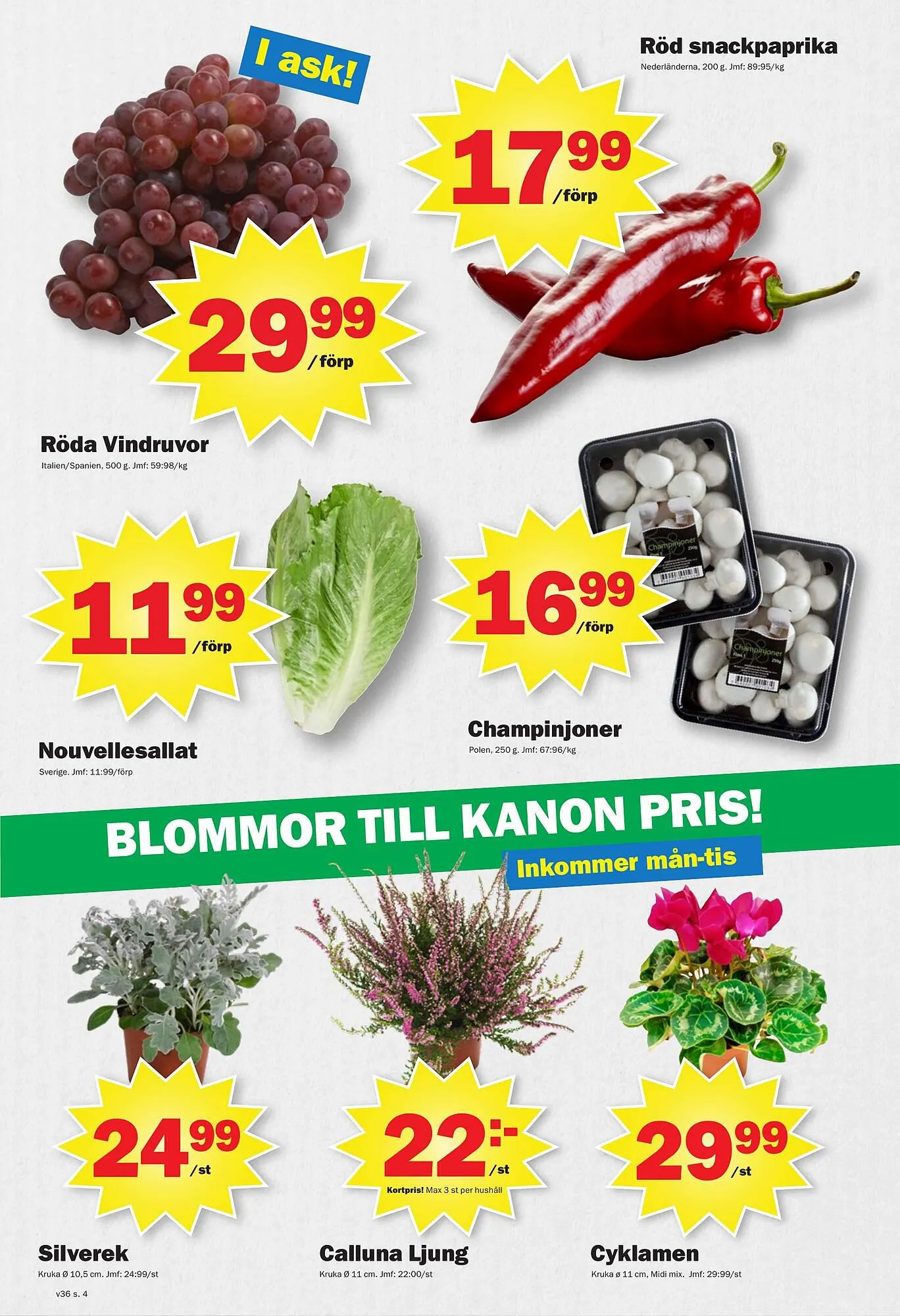Pekås reklamblad från 4 september till 10 september 2023 - Reklamblad sidor 4