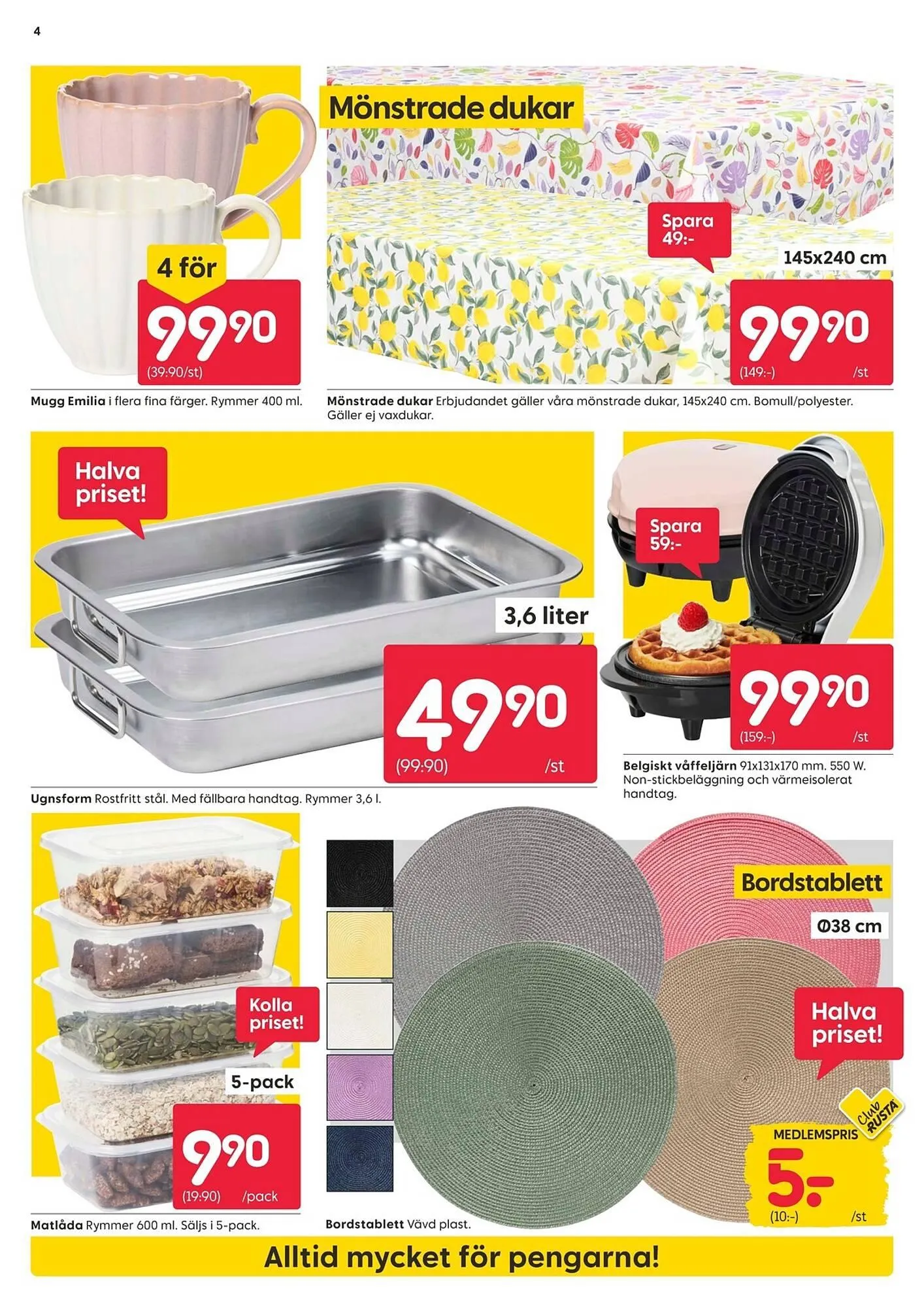 Rusta reklamblad från 17 mars till 23 mars 2025 - Reklamblad sidor 4