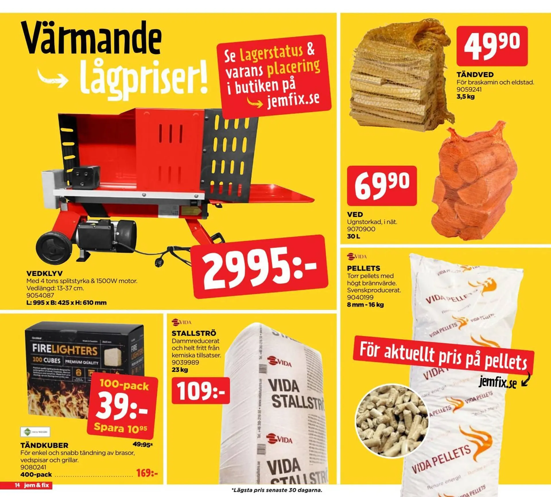 Jem&Fix reklamblad från 29 december till 19 januari 2026 - Reklamblad sidor 14