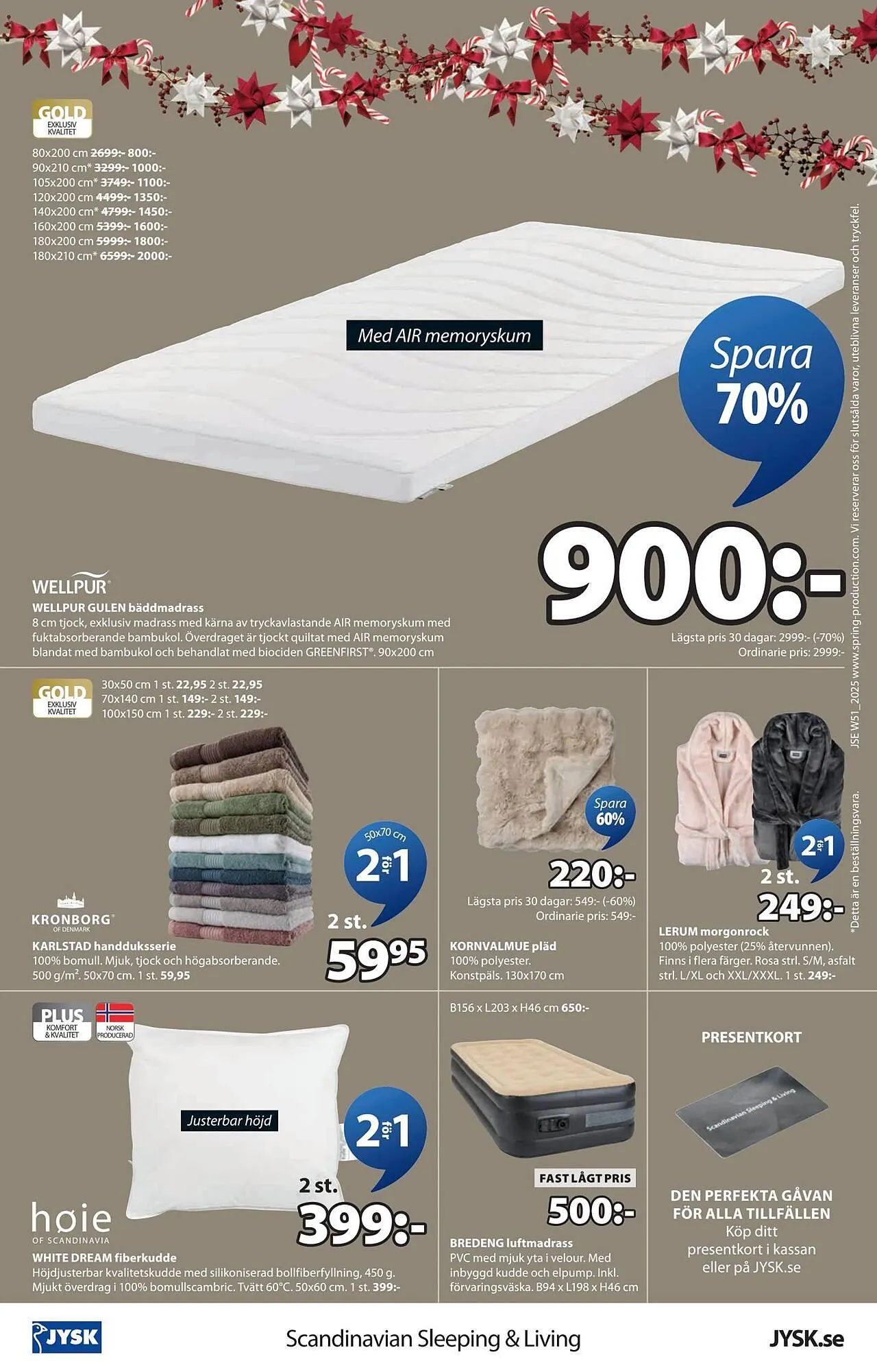 JYSK reklamblad från 15 december till 24 december 2025 - Reklamblad sidor 16