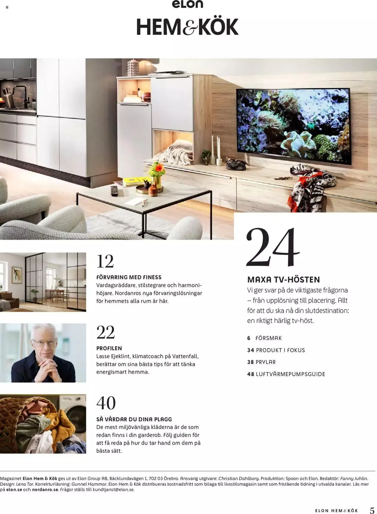 Elon - Katalog Hem & Kök nr. 3/2023 från 11 september till 31 december 2023 - Reklamblad sidor 5