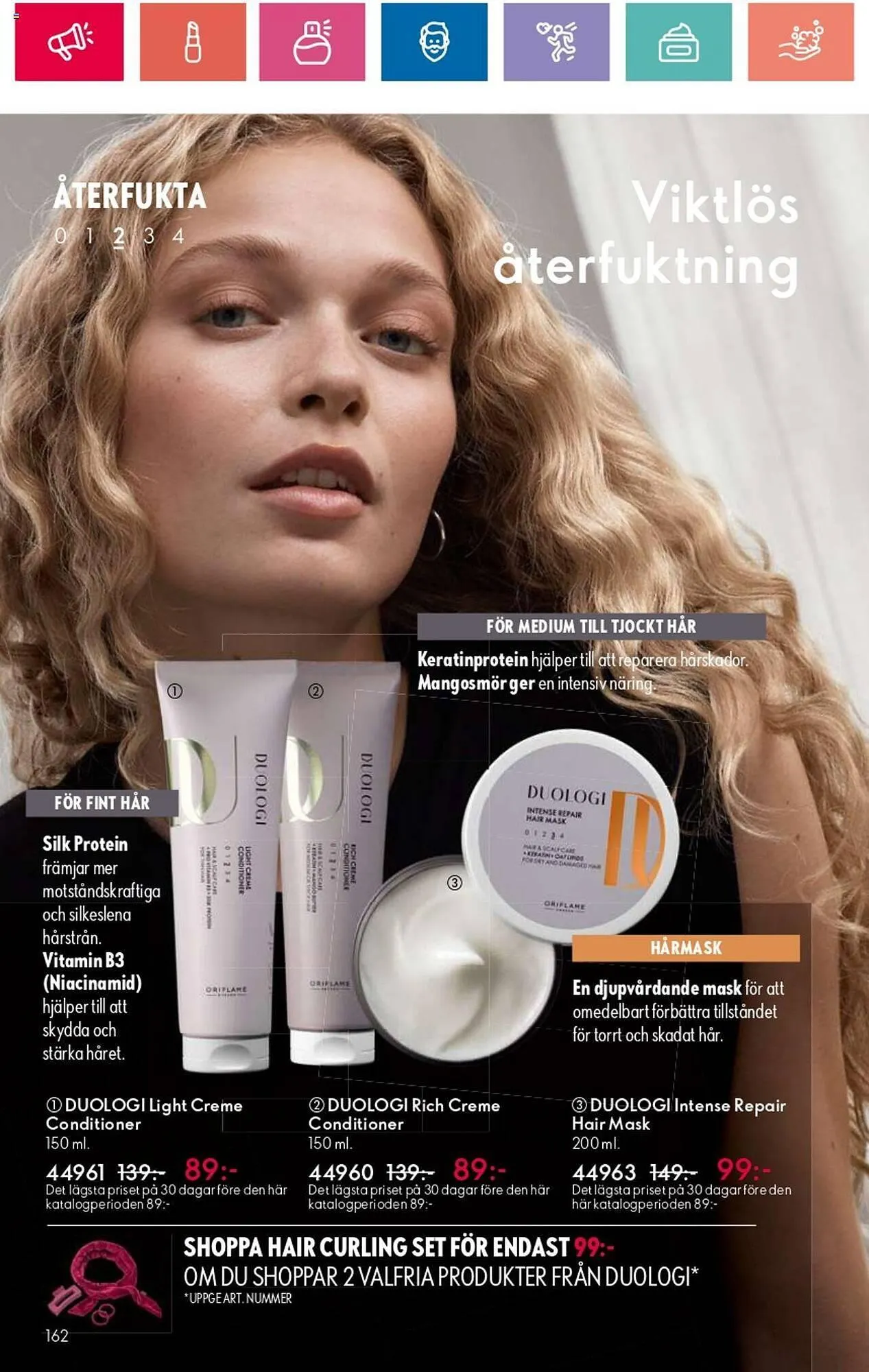 Oriflame reklamblad från 3 oktober till 23 oktober 2024 - Reklamblad sidor 162