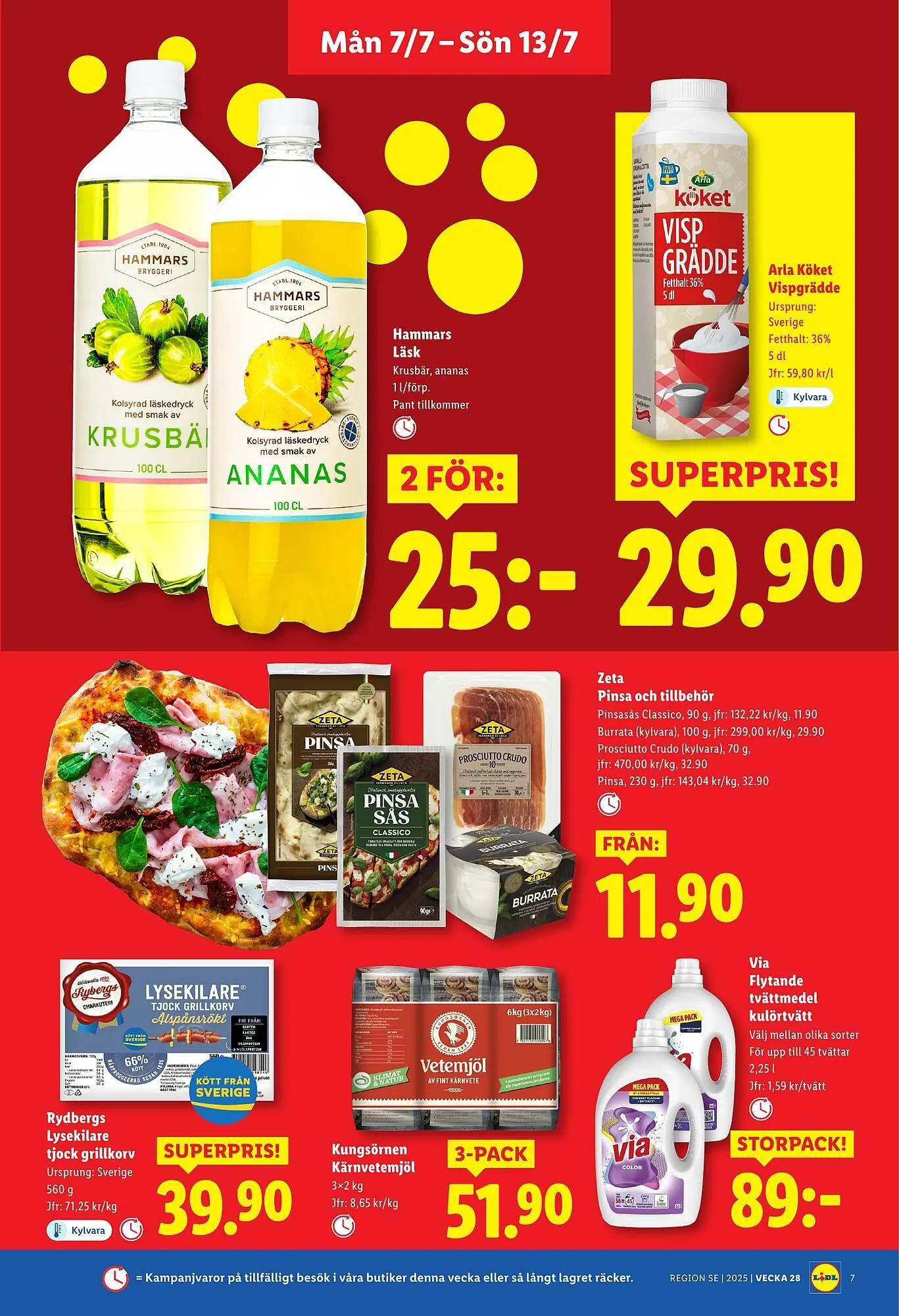 Lidl reklamblad från 7 juli till 13 juli 2025 - Reklamblad sidor 7