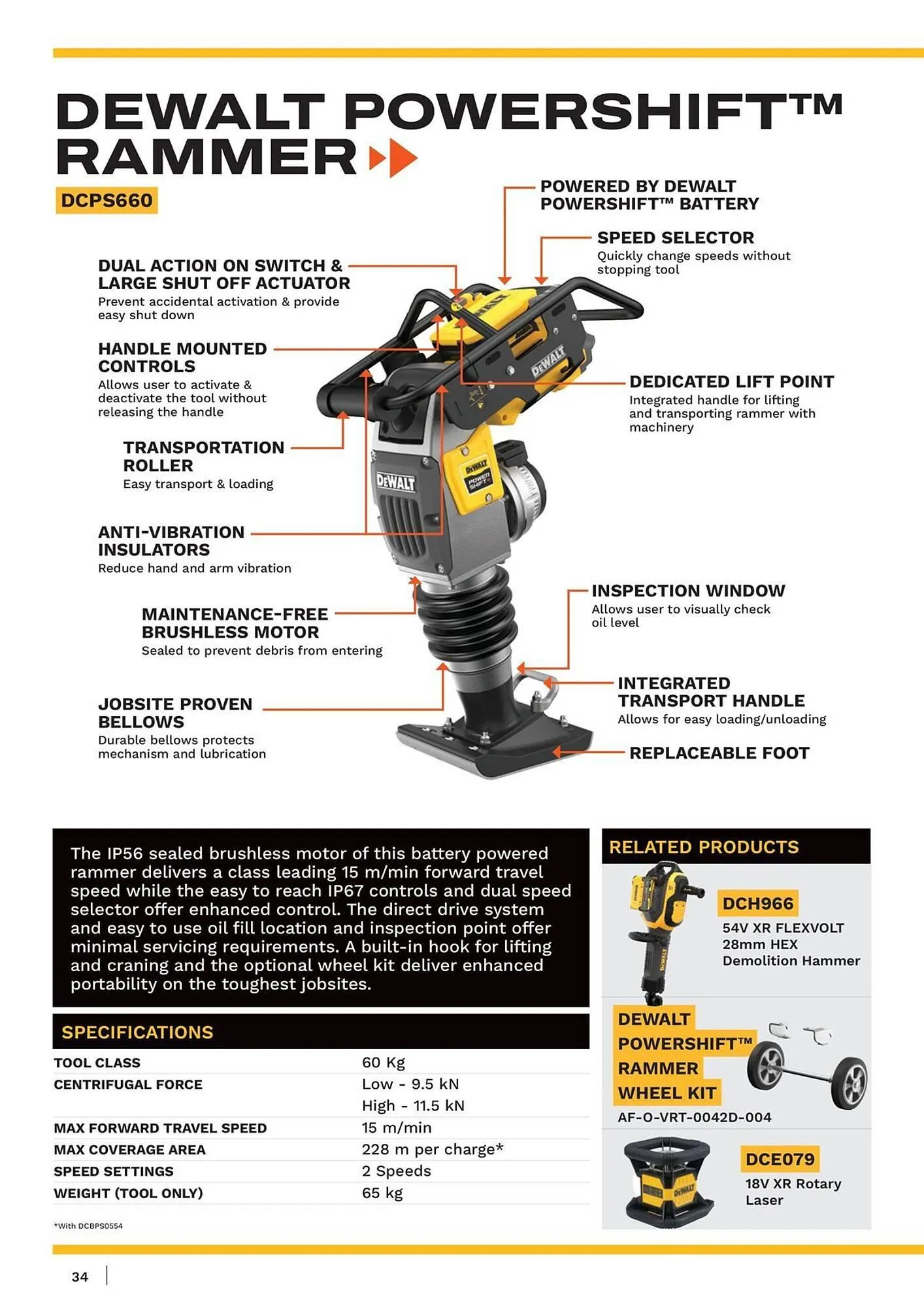 Dewalt reklamblad från 21 mars till 31 maj 2025 - Reklamblad sidor 34