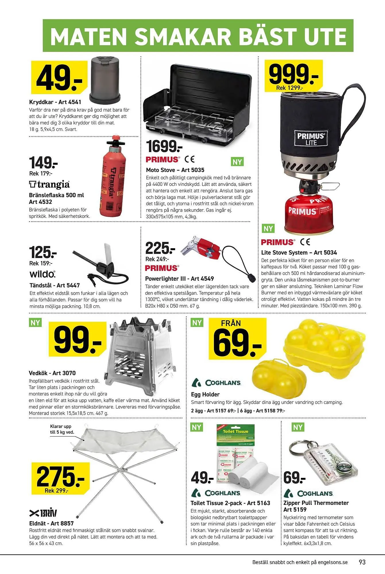 Engelsons katalog från 9 mars till 15 mars 2026 - Reklamblad sidor 93
