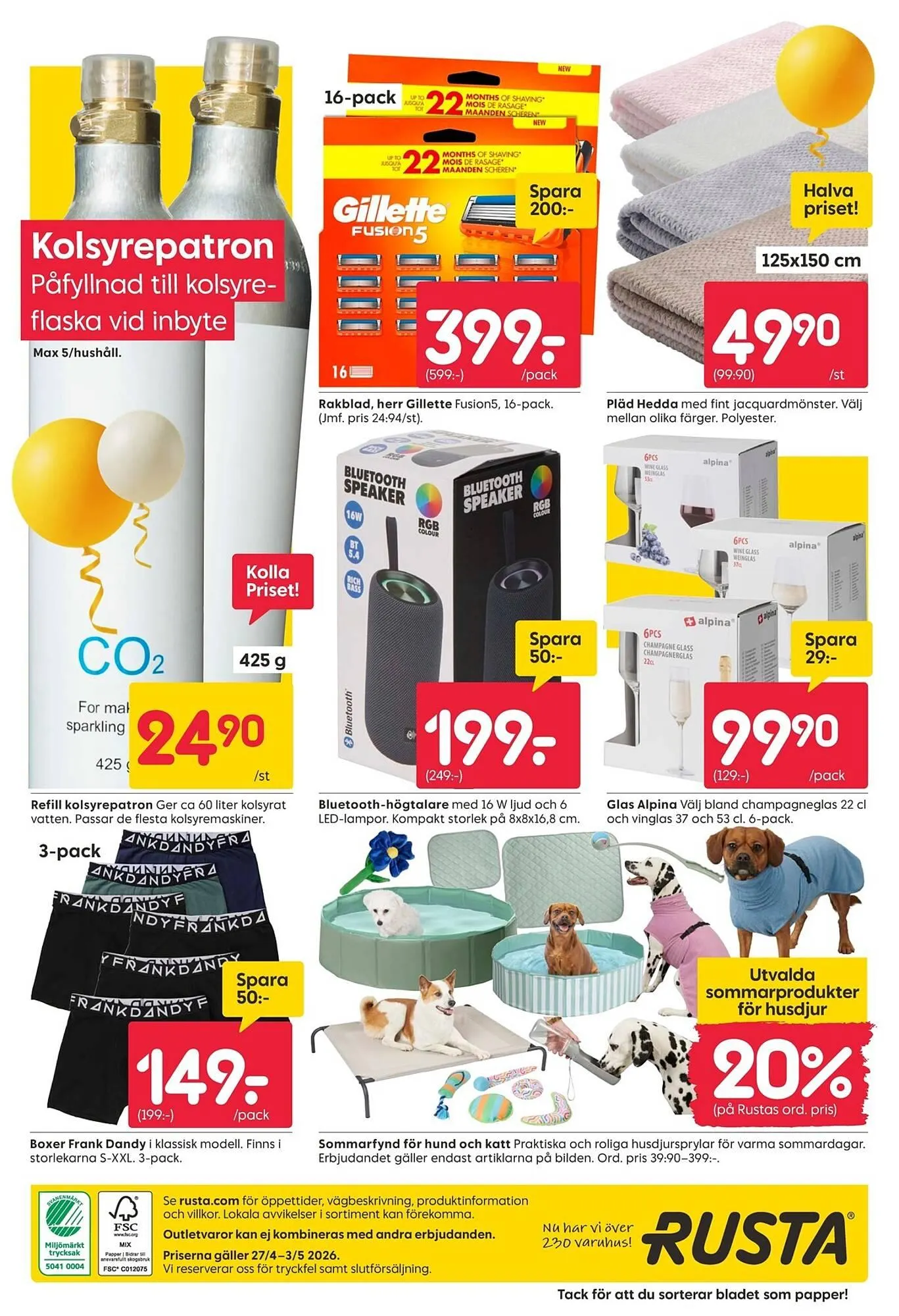 Rusta reklamblad från 27 april till 3 maj 2026 - Reklamblad sidor 20