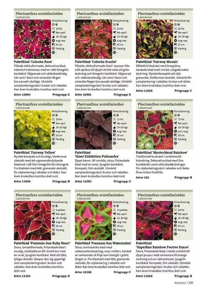 Frökatalog 2025! från 23 januari till 31 december 2025 - Reklamblad sidor 325