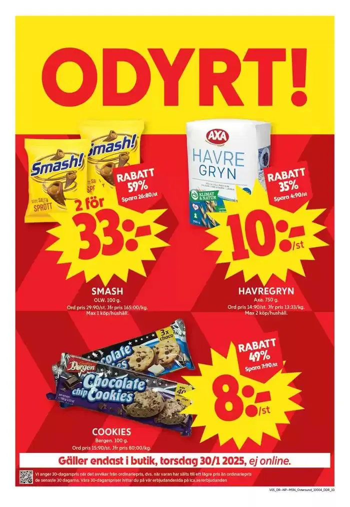 ICA Maxi Erbjudanden från 27 januari till 2 februari 2025 - Reklamblad sidor 10