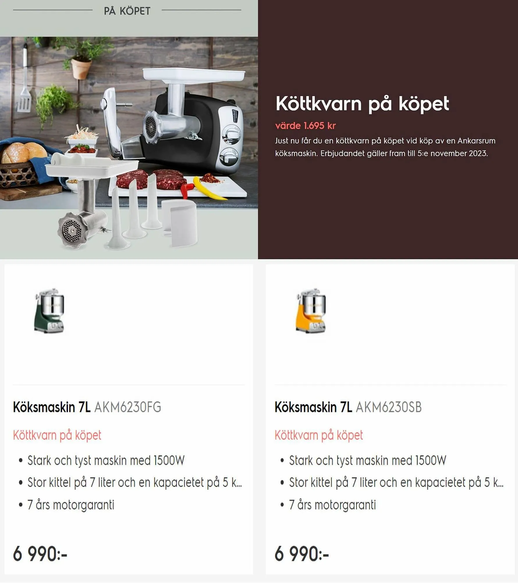 Electrolux Home reklamblad från 3 oktober till 5 november 2023 - Reklamblad sidor 6