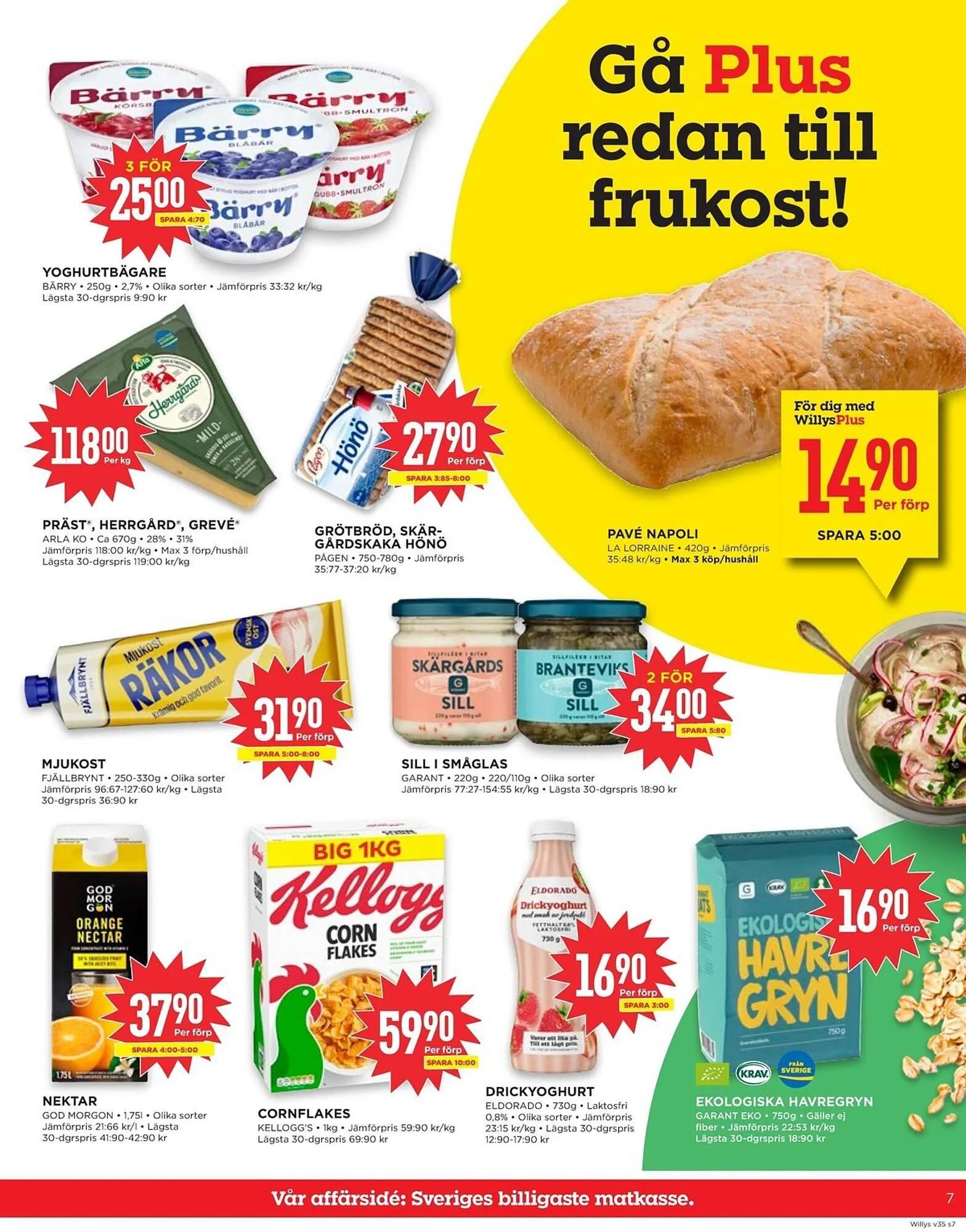 Willys reklamblad från 25 augusti till 31 augusti 2025 - Reklamblad sidor 7
