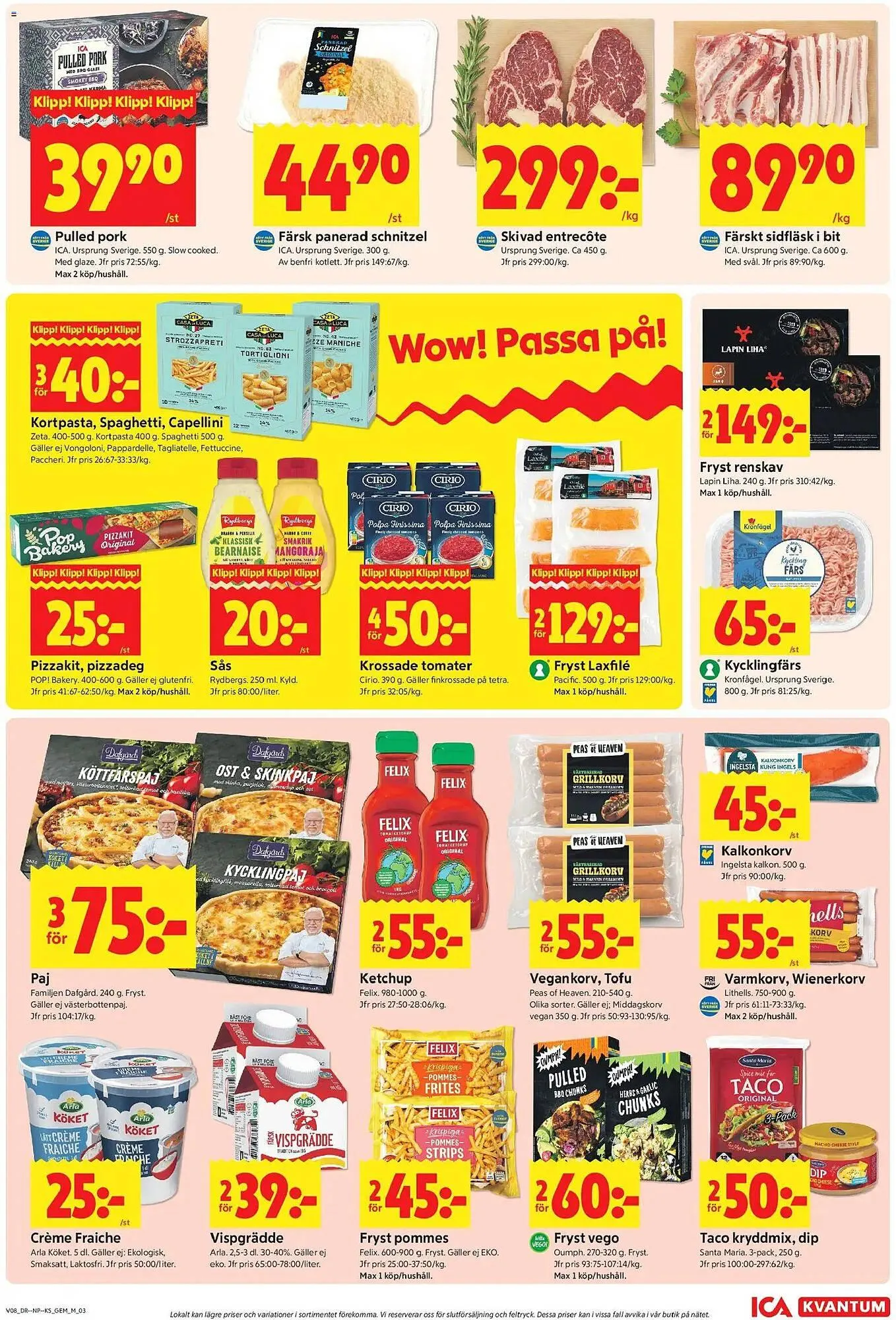 ICA Kvantum reklamblad från 16 februari till 22 februari 2026 - Reklamblad sidor 3