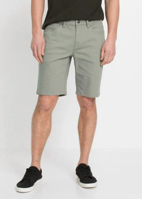Stretchiga bermudas, normal passform (2-pack)