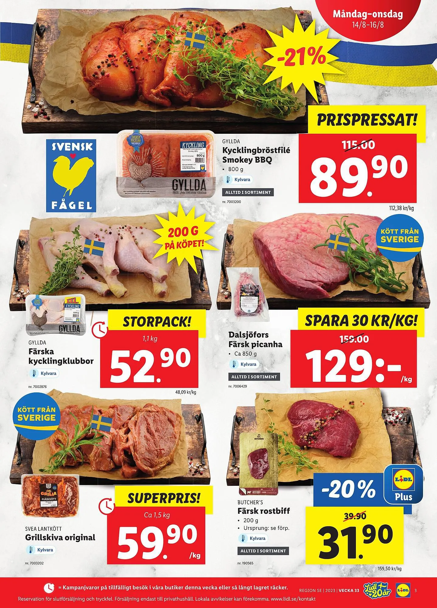 Lidl reklamblad från 14 augusti till 20 augusti 2023 - Reklamblad sidor 3