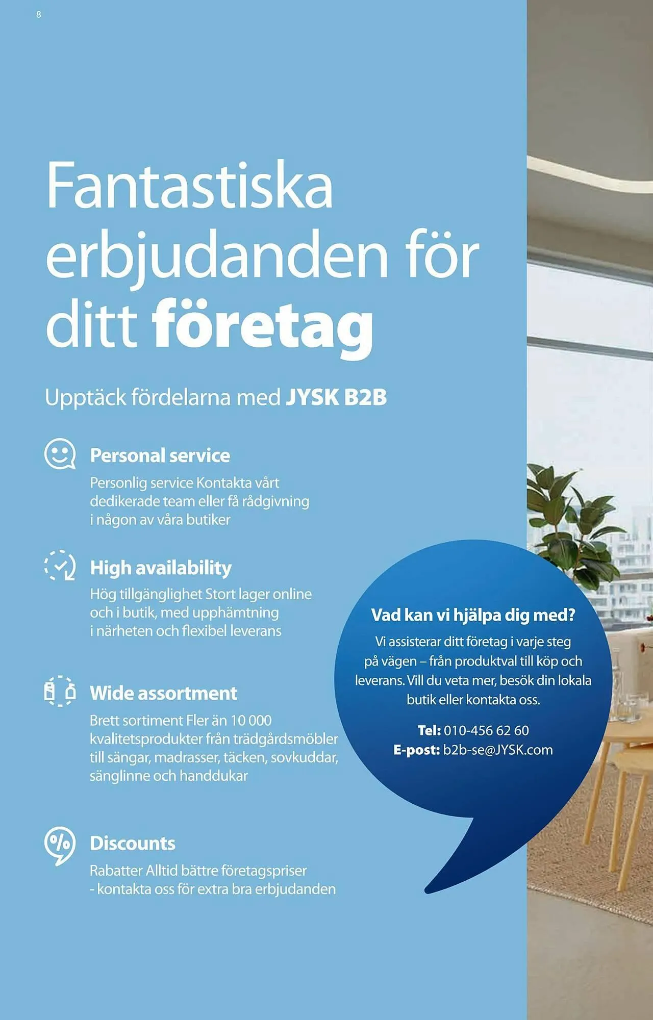 JYSK reklamblad från 2 mars till 23 mars 2026 - Reklamblad sidor 8