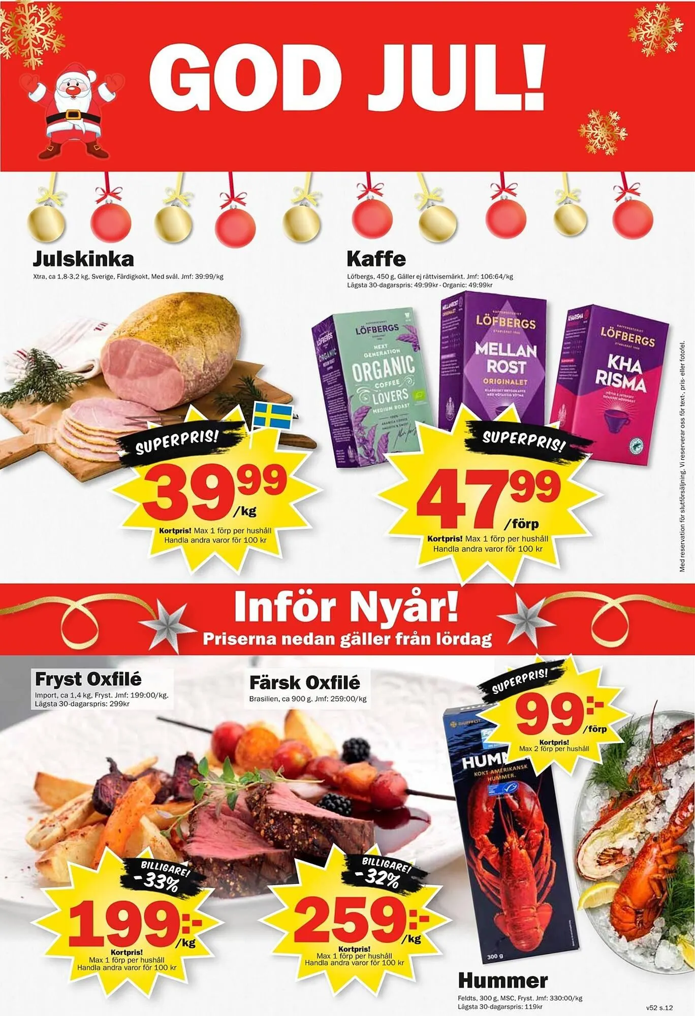 Pekås reklamblad från 22 december till 28 december 2025 - Reklamblad sidor 12