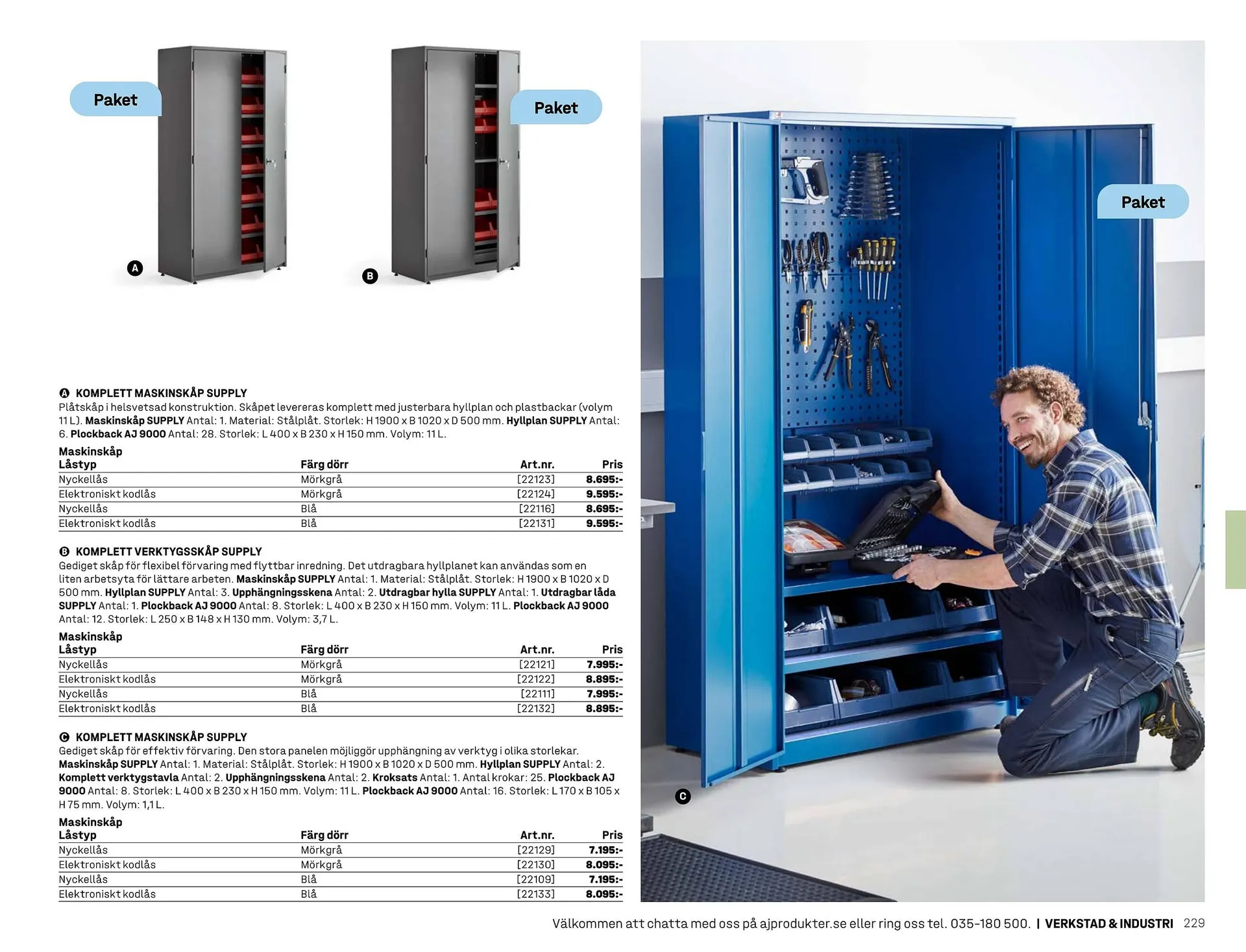 AJ Produkter reklamblad från 1 januari till 31 december 2025 - Reklamblad sidor 229