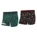 Boxershorts med julmotiv 2-pk S