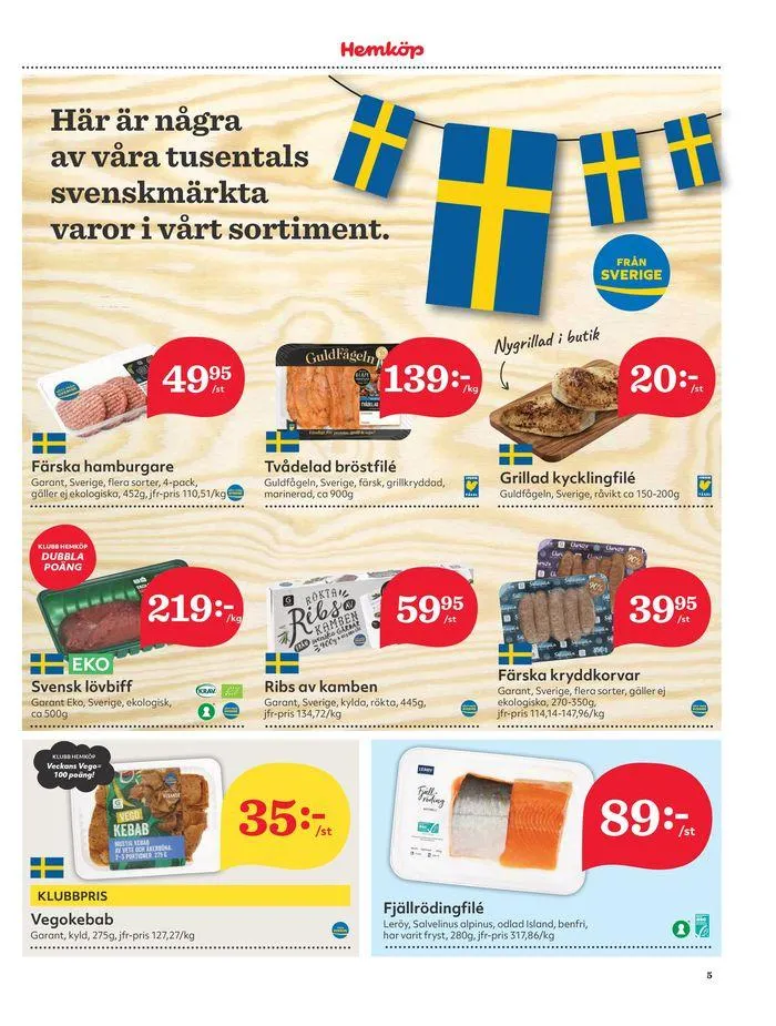 Hemköp Erbjudanden från 13 maj till 19 maj 2024 - Reklamblad sidor 5