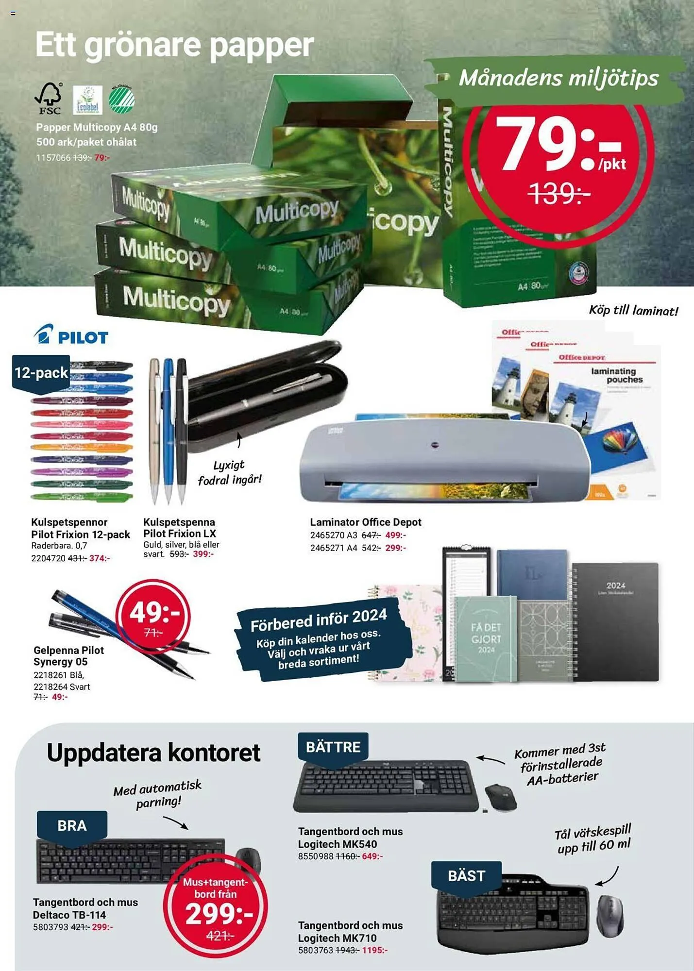 Office Depot reklamblad från 5 december till 31 december 2023 - Reklamblad sidor 10