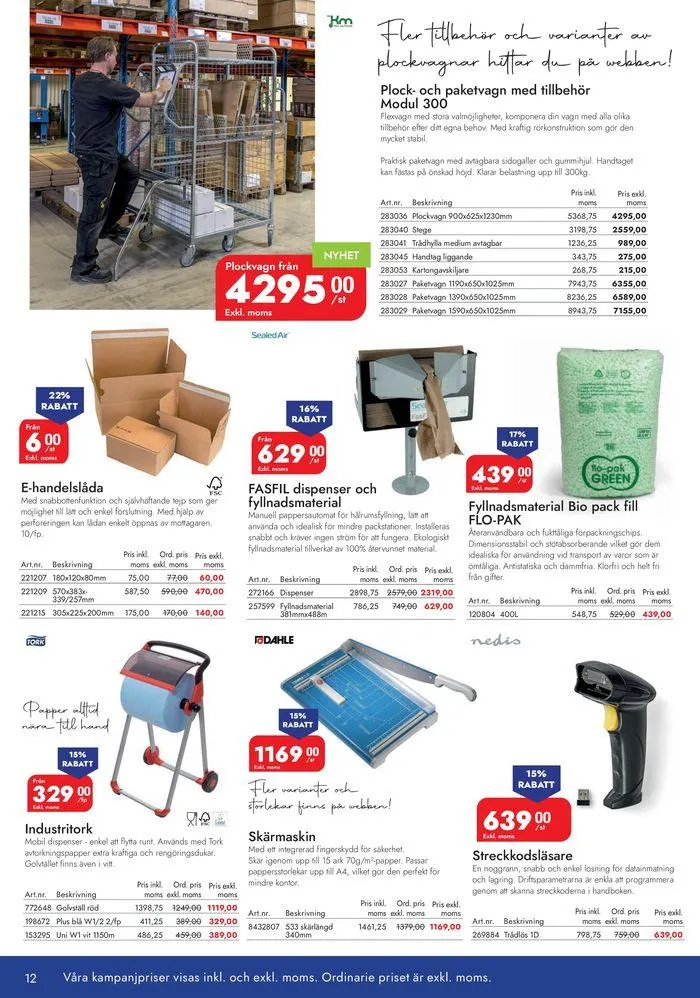 Lyreco 2024 ! från 7 maj till 31 december 2024 - Reklamblad sidor 12