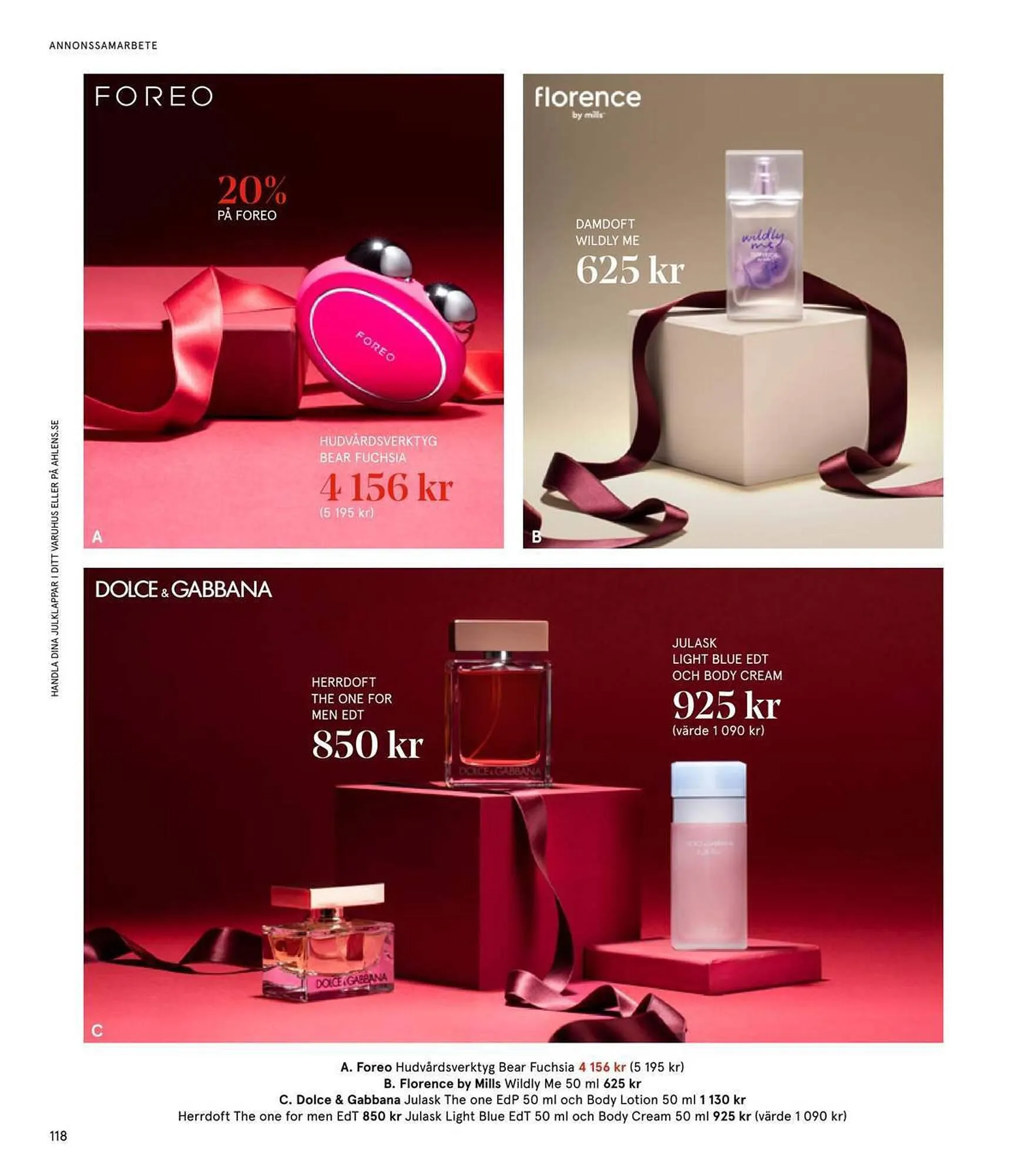 Åhléns reklamblad från 24 november till 24 december 2023 - Reklamblad sidor 118