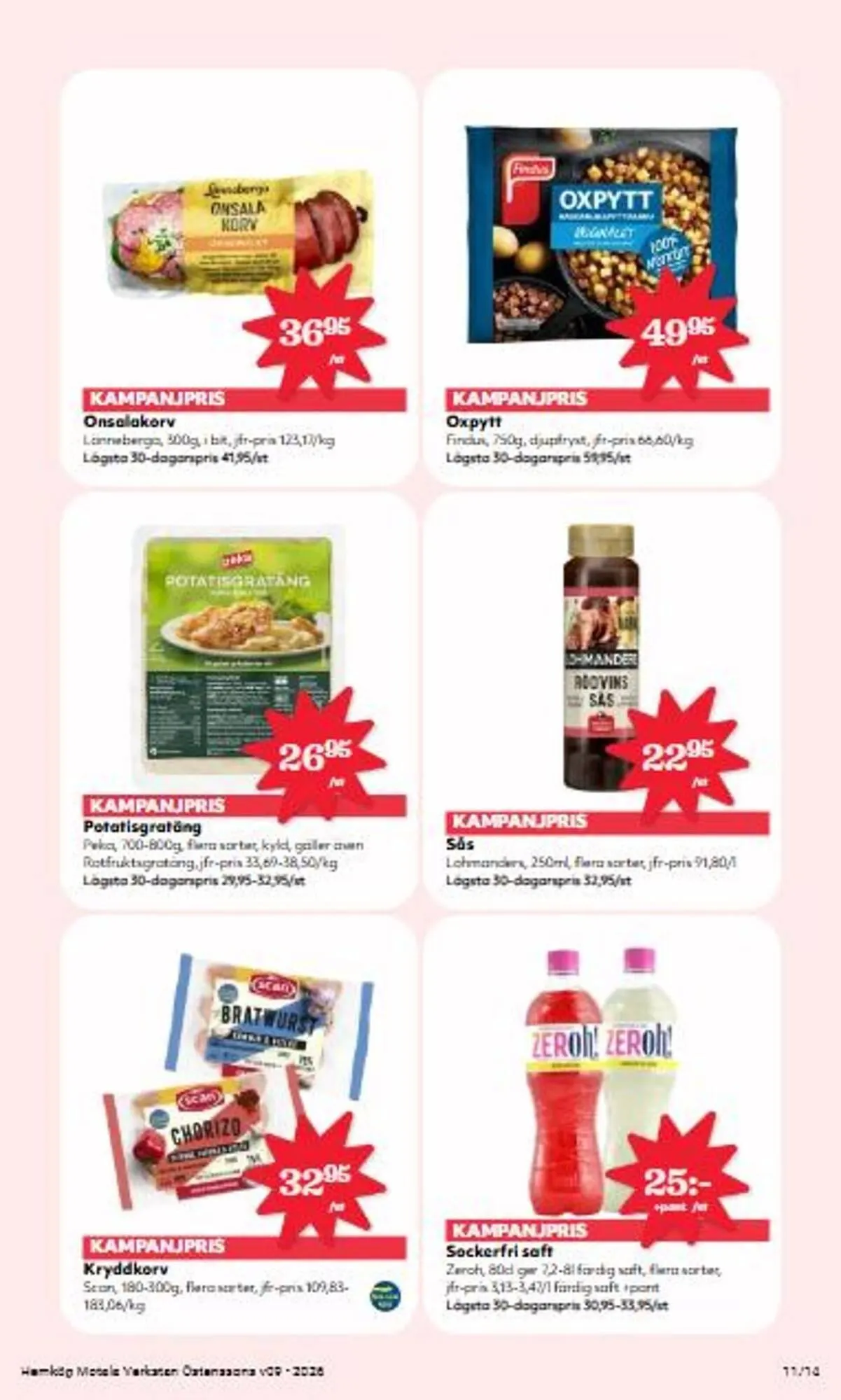 Östenssons reklamblad från 23 februari till 1 mars 2026 - Reklamblad sidor 11