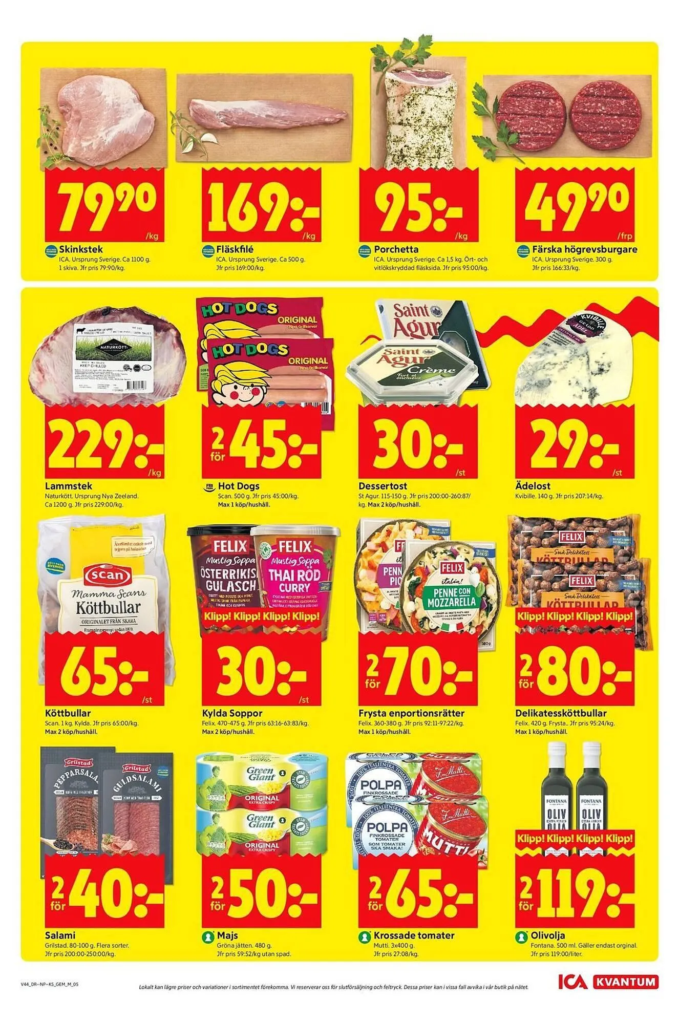 ICA Kvantum reklamblad från 27 oktober till 2 november 2025 - Reklamblad sidor 5