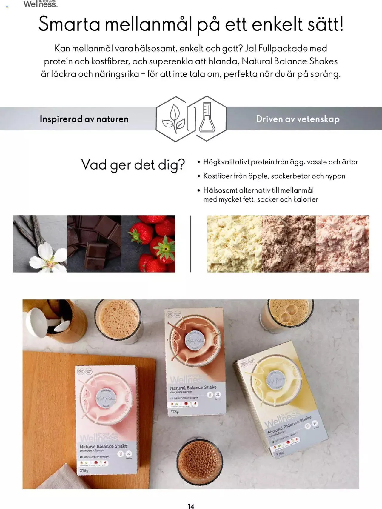 Oriflame - Wellness Catalogue från 1 mars till 31 december 2023 - Reklamblad sidor 14