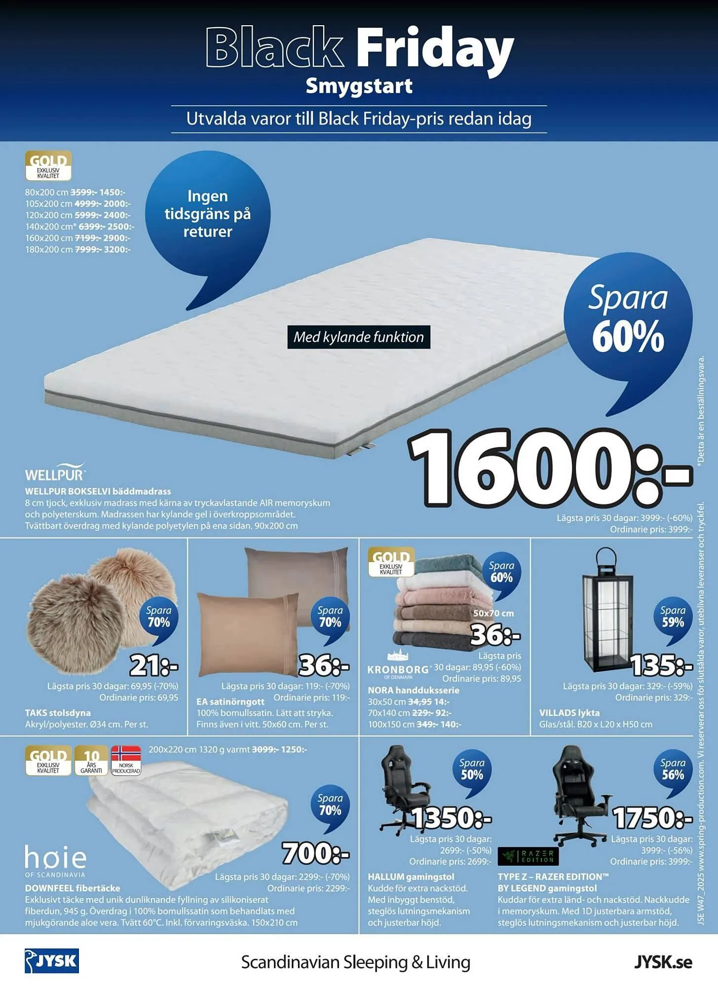 JYSK reklamblad från 17 november till 30 november 2025 - Reklamblad sidor 8