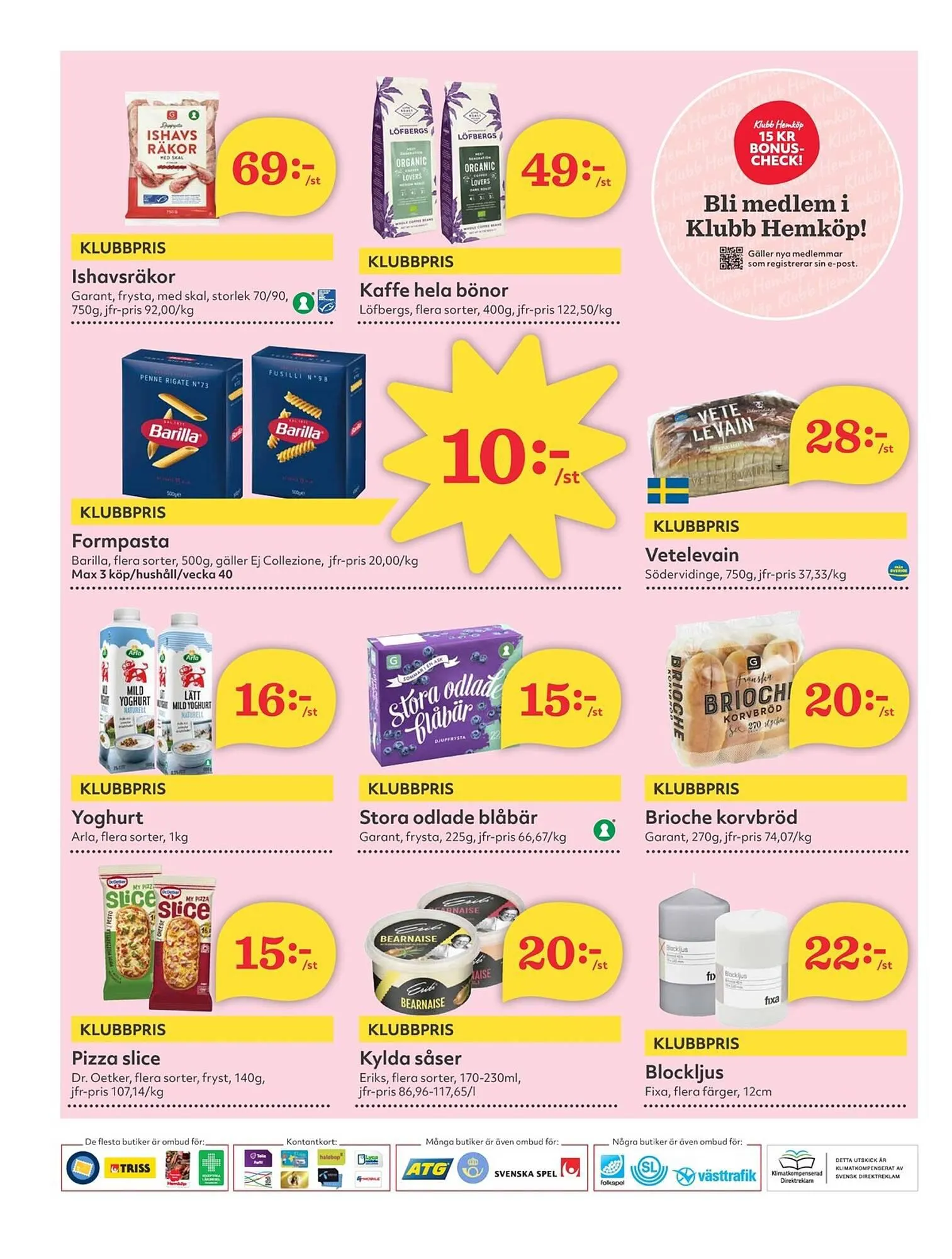 Hemköp reklamblad från 2 oktober till 8 oktober 2023 - Reklamblad sidor 12