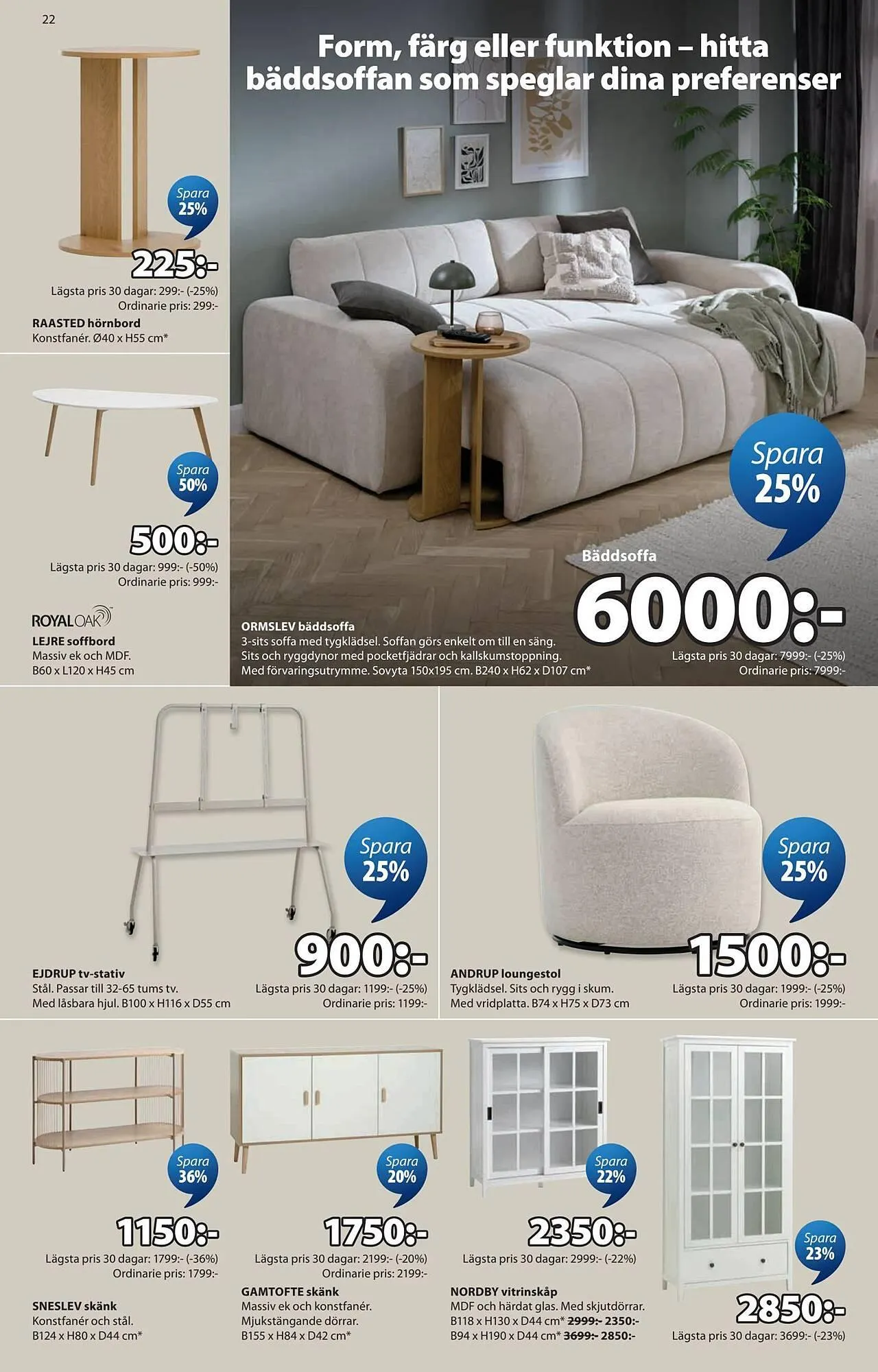 JYSK reklamblad från 27 april till 18 maj 2026 - Reklamblad sidor 22