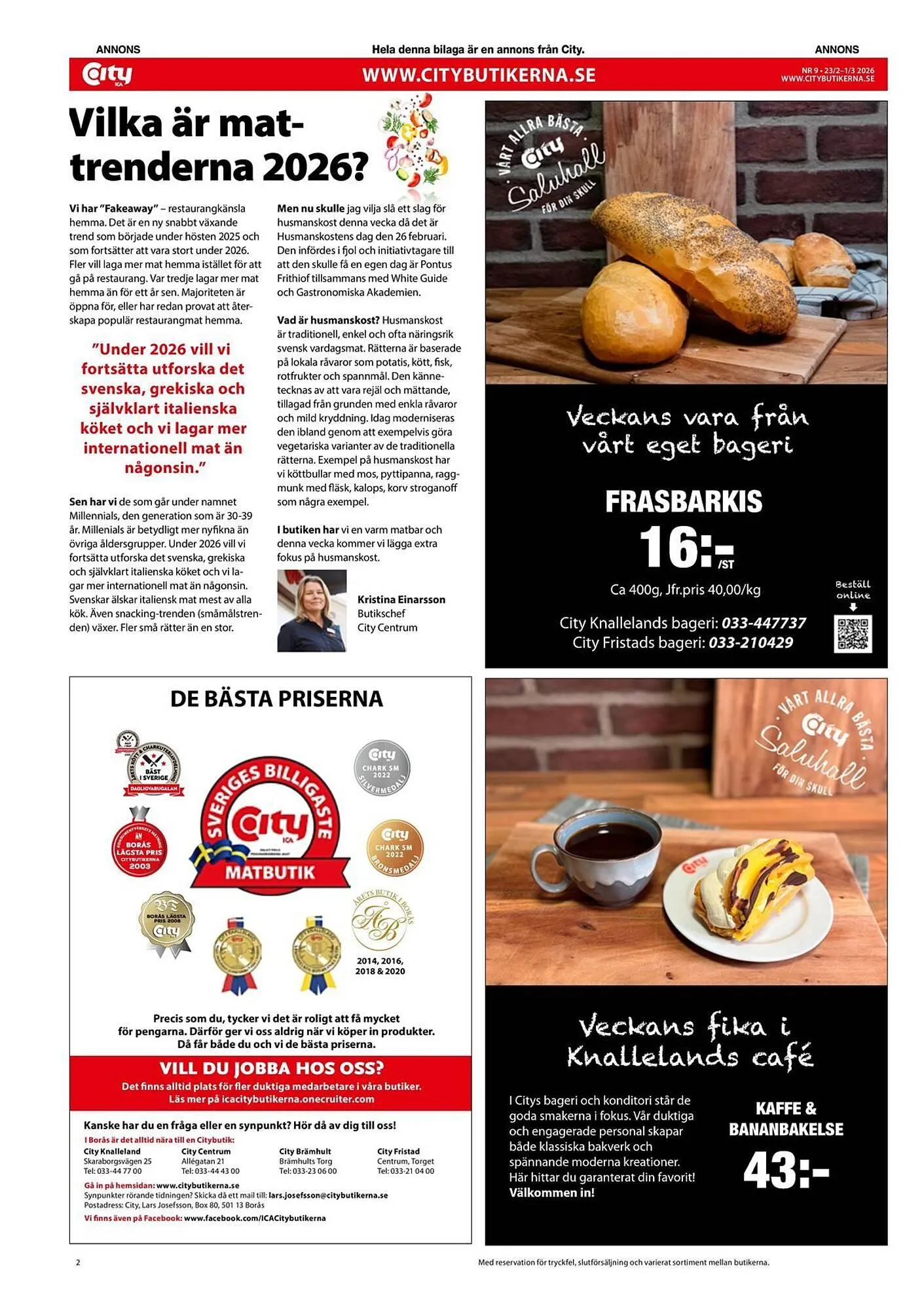 ICA Kvantum reklamblad från 23 februari till 1 mars 2026 - Reklamblad sidor 2