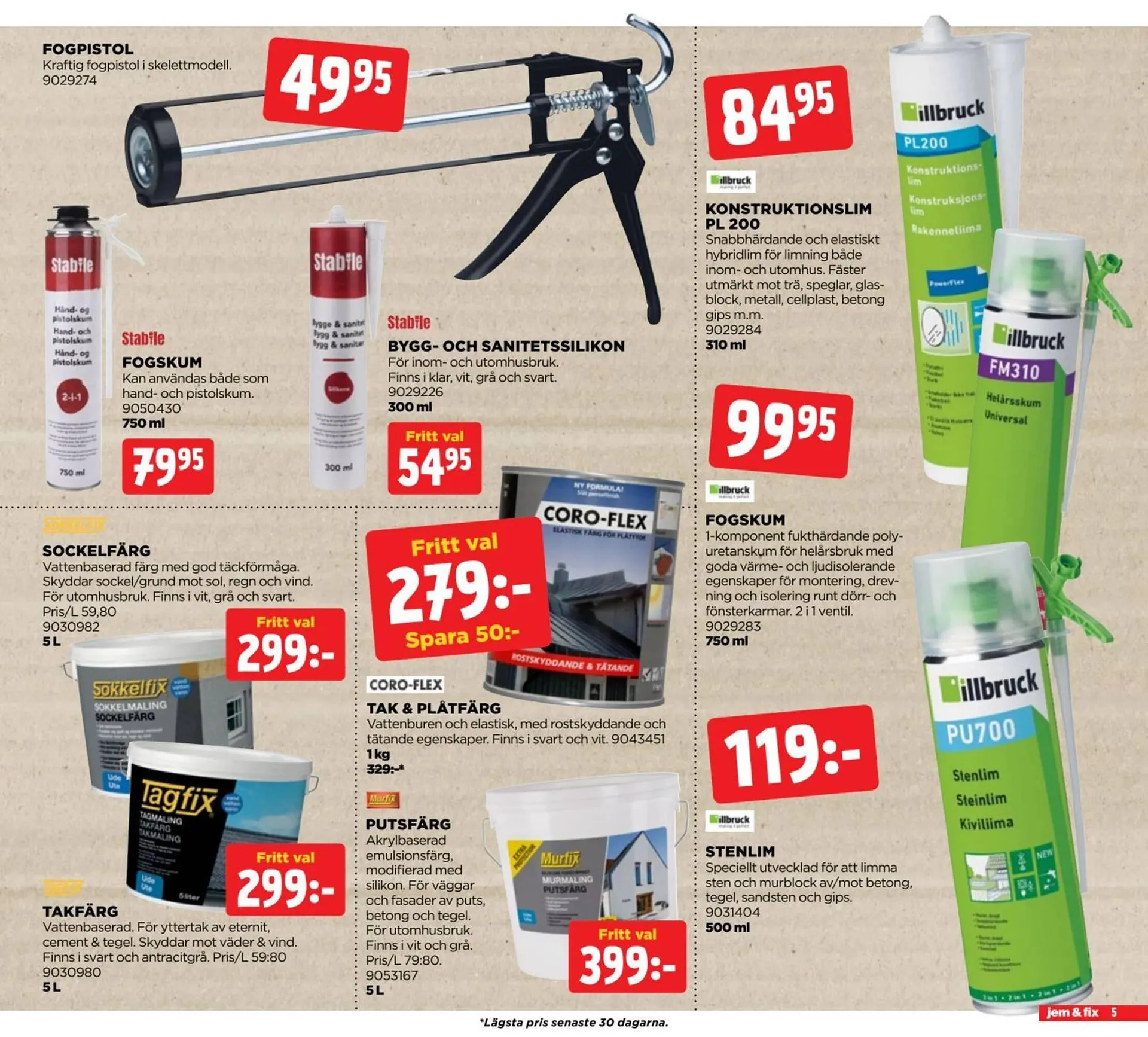 Jem&Fix reklamblad från 28 juli till 3 augusti 2025 - Reklamblad sidor 5
