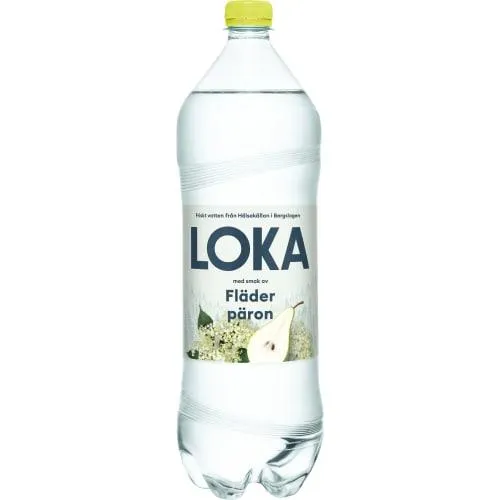 Fläder/päron Kolsyrat Vatten Pet